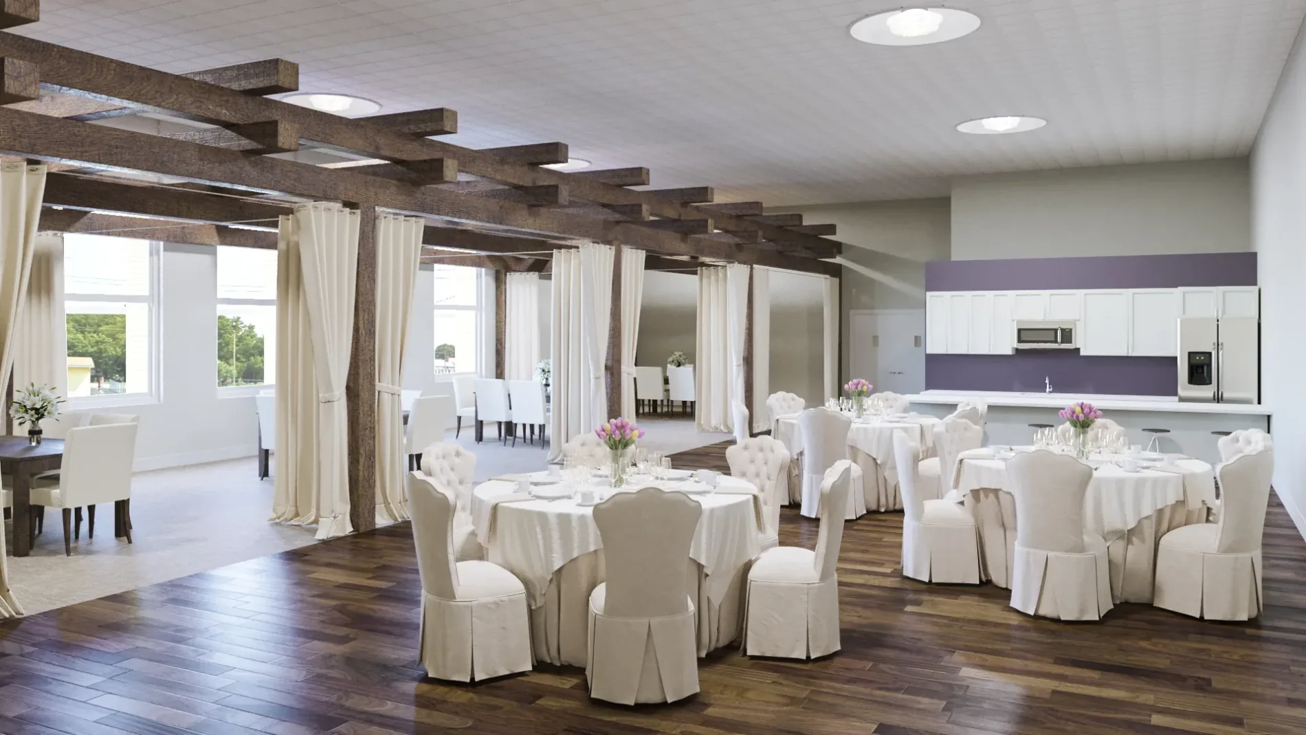 Garfield Senior Living in Abilene, Kansas banquet area