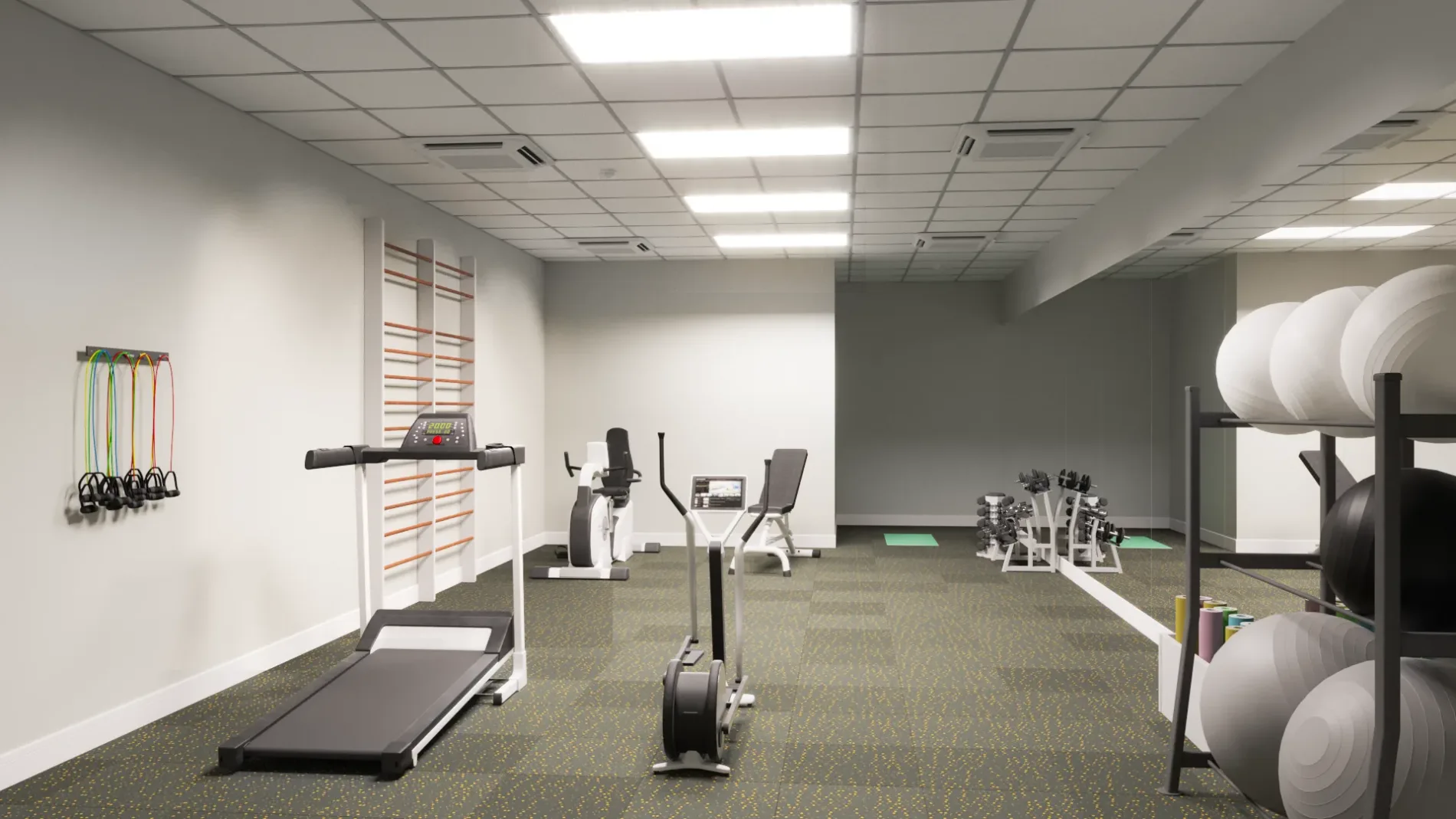 Garfield Senior Living in Abilene, Kansas exercise room
