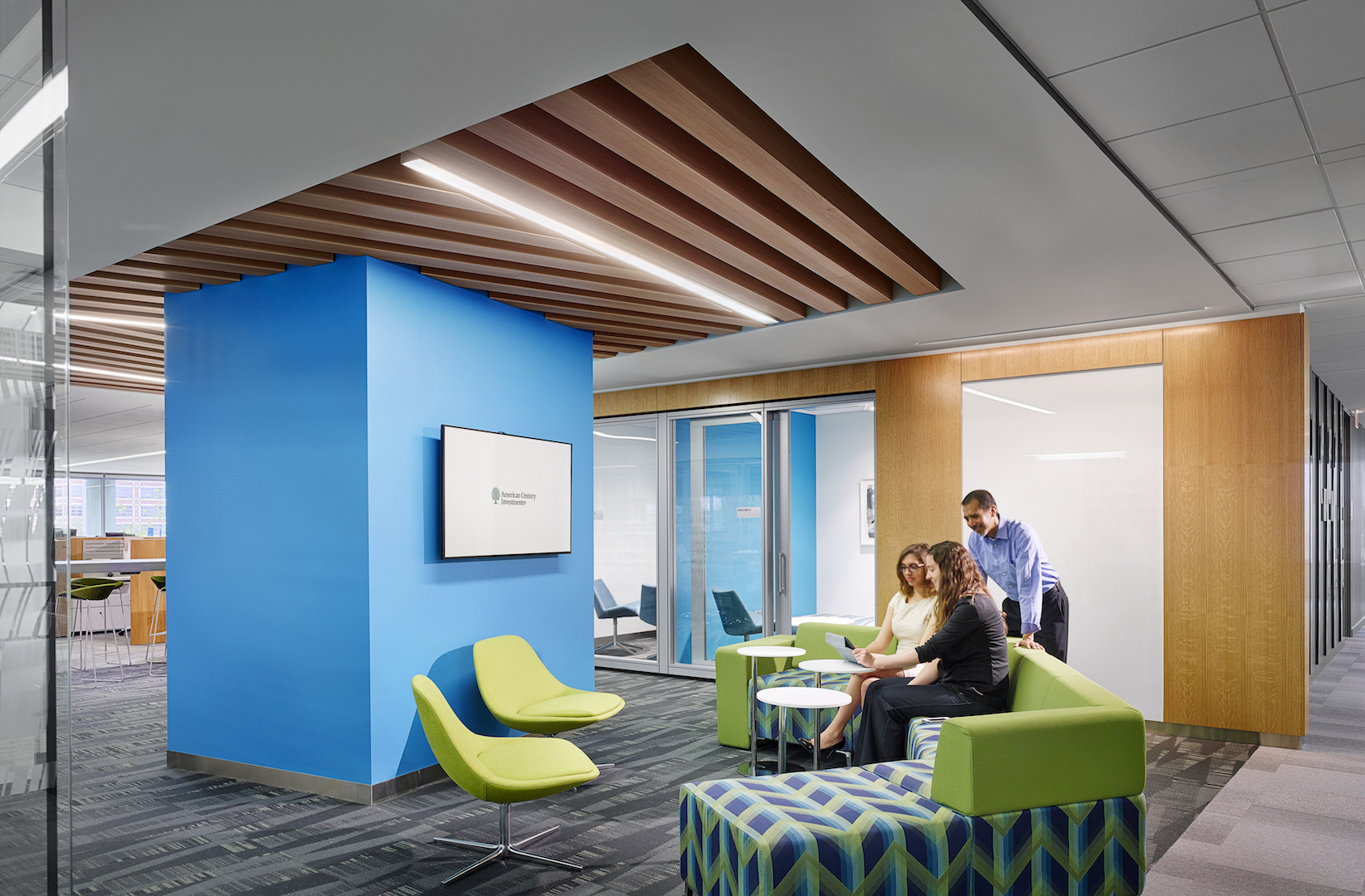 american century investments group seating area