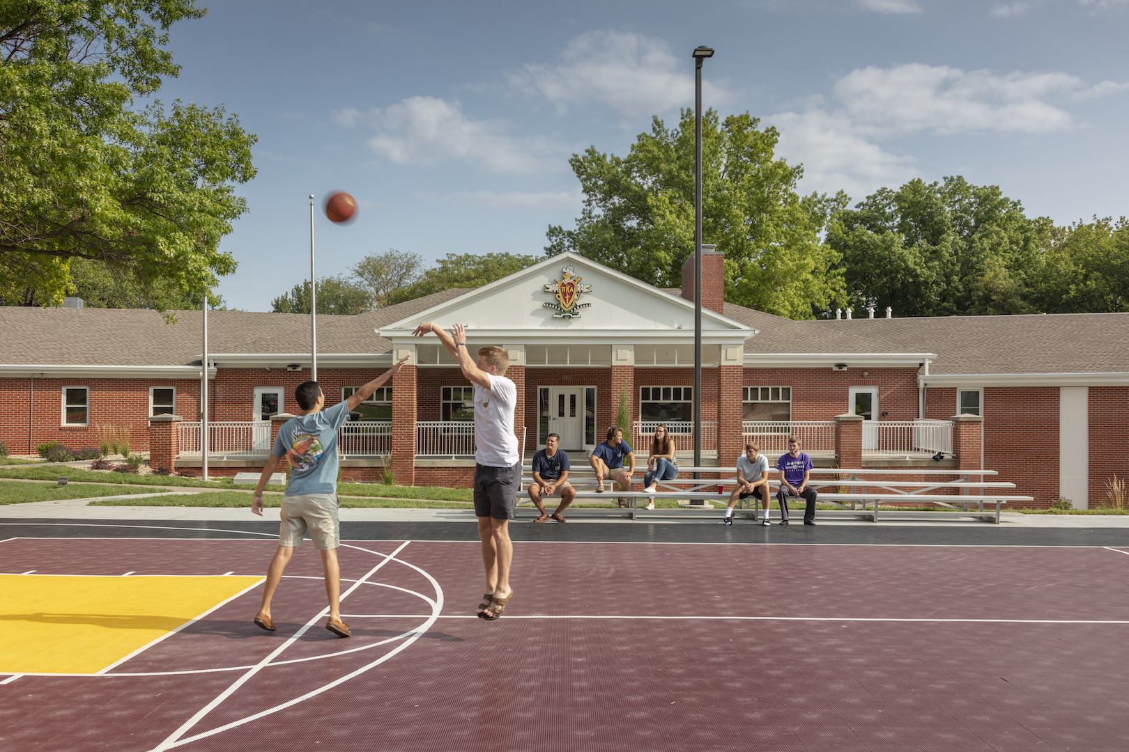 Pi Kappa Alpha basketball court at KSU