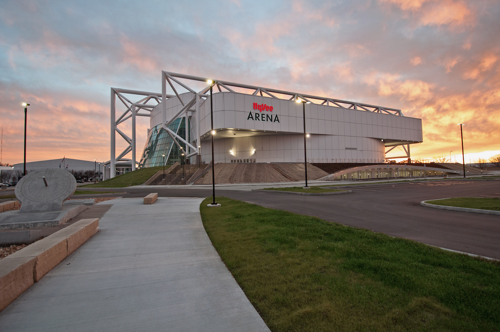 Hy-Vee Arena exterior in Kansas City, MO