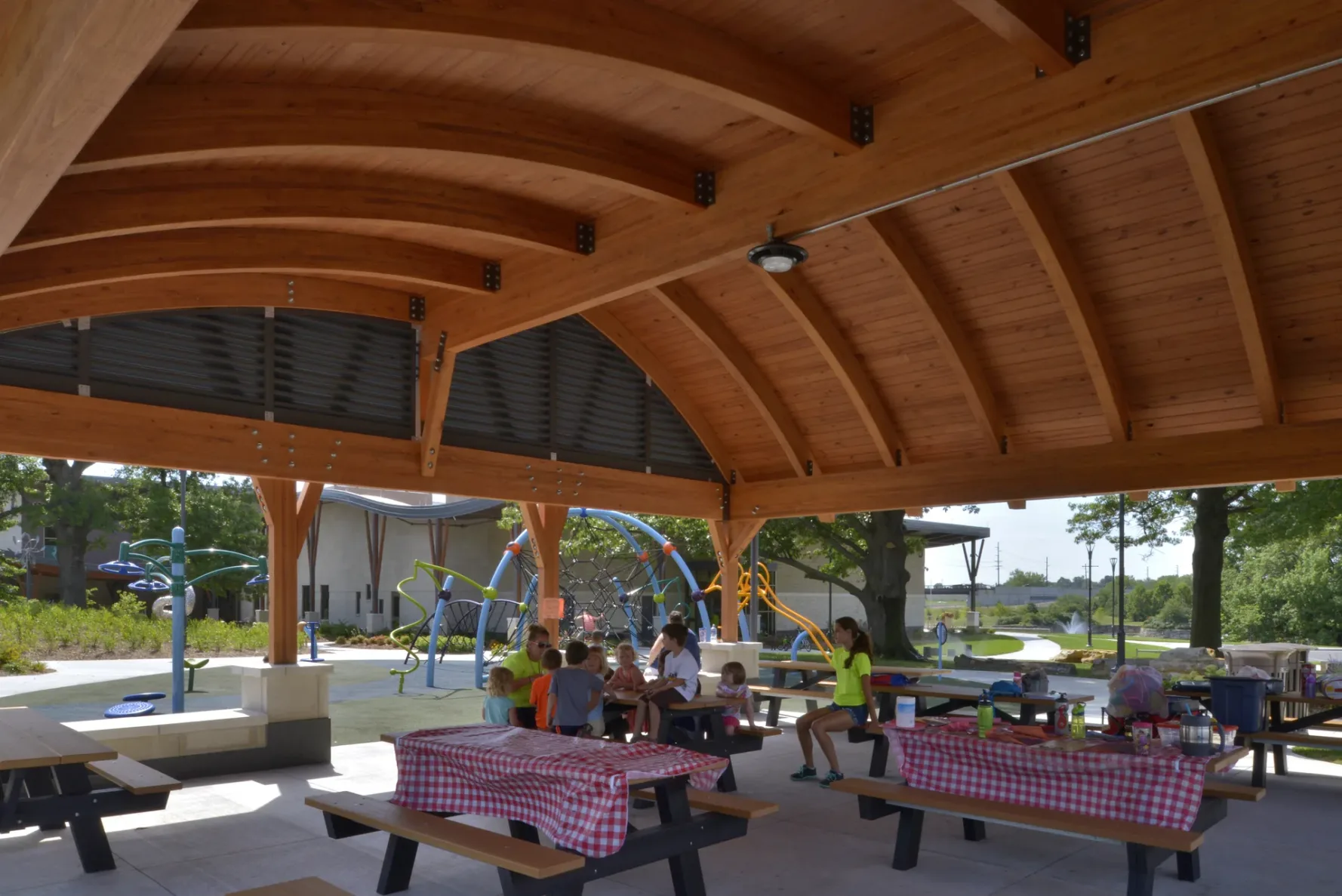 Olathe Community Center picnic area