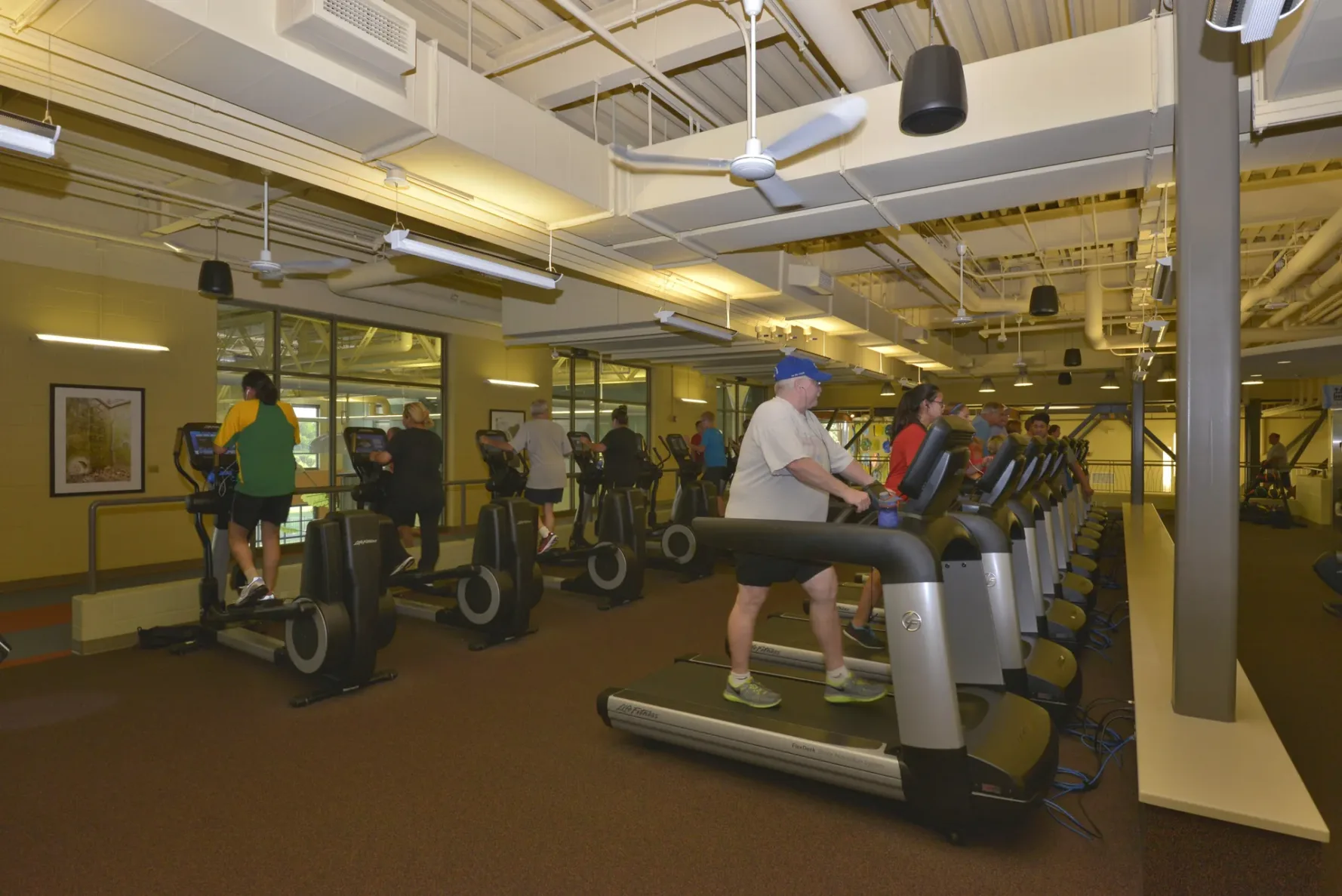 Olathe Community Center workout area