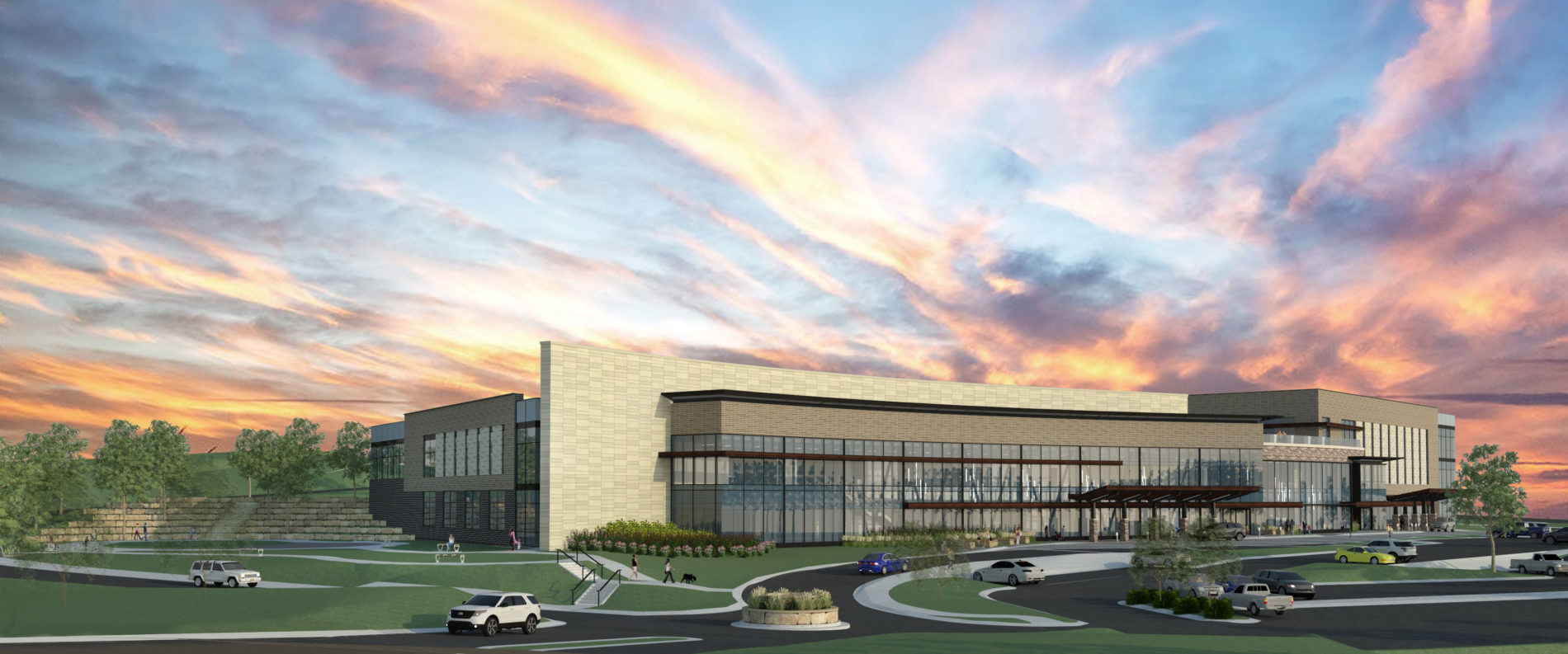 Lawrence Memorial Health center rendering