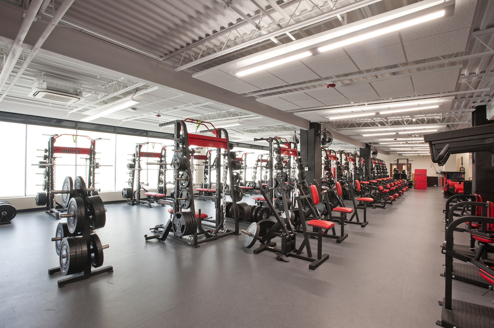 University of Central Missouri weight room