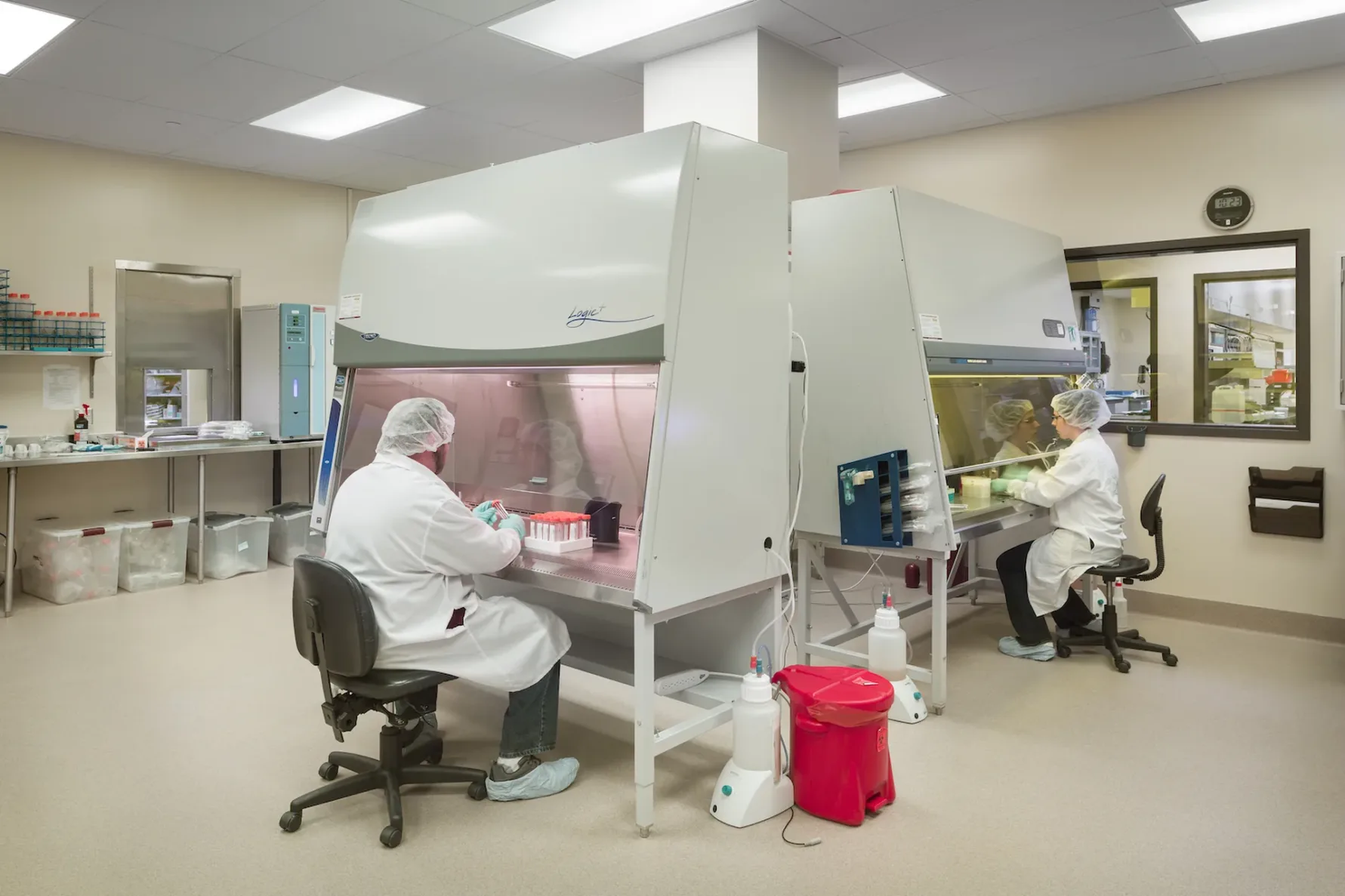 Scientist in the XenoTech Laboratory in Kansas City, Kansas