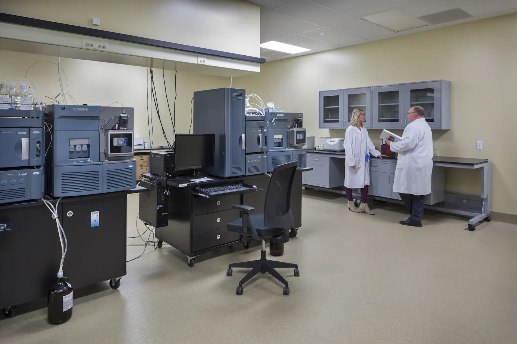 Scientist in the XenoTech Laboratory in Kansas City, Kansas