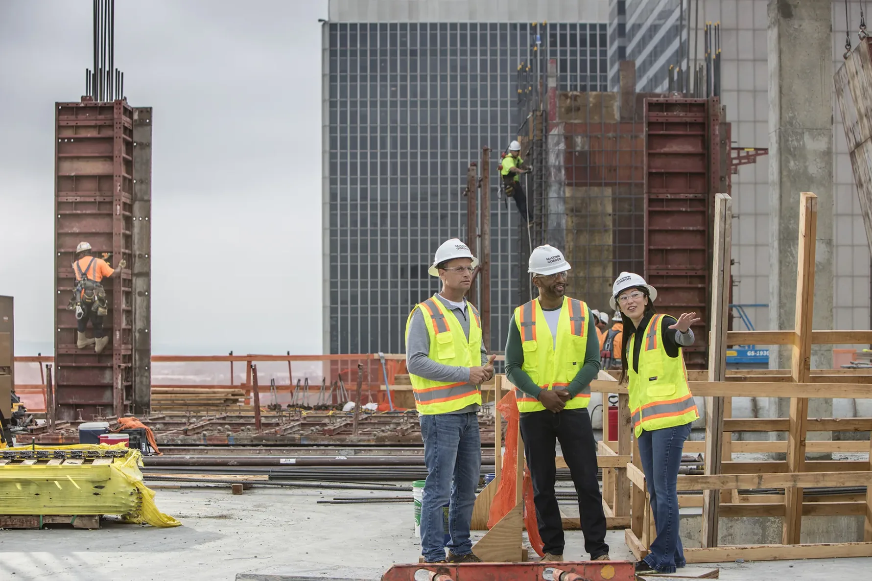MccownGordon construction workers on the jobsite