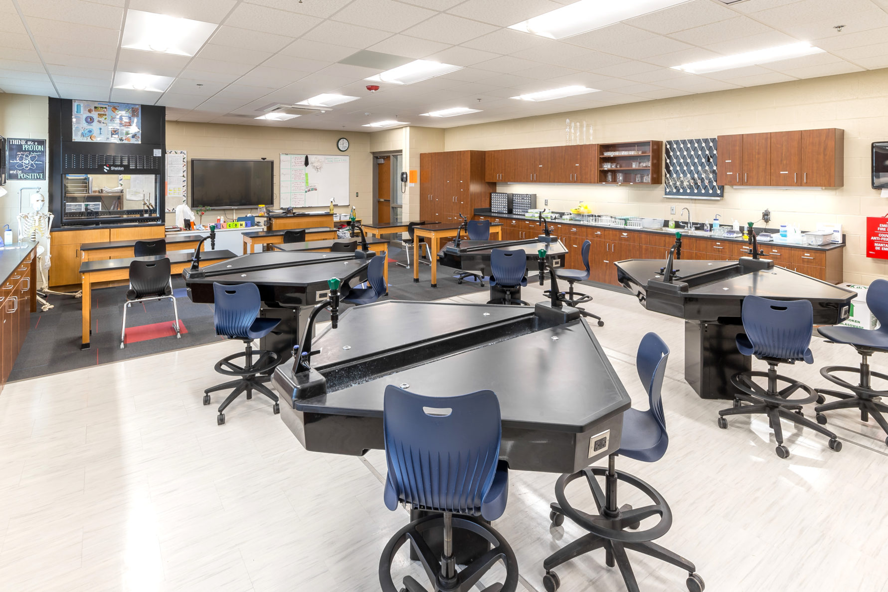 Republic County Junior/Senior High School science lab renovation in Belleville Kansas by McCownGordon Construction