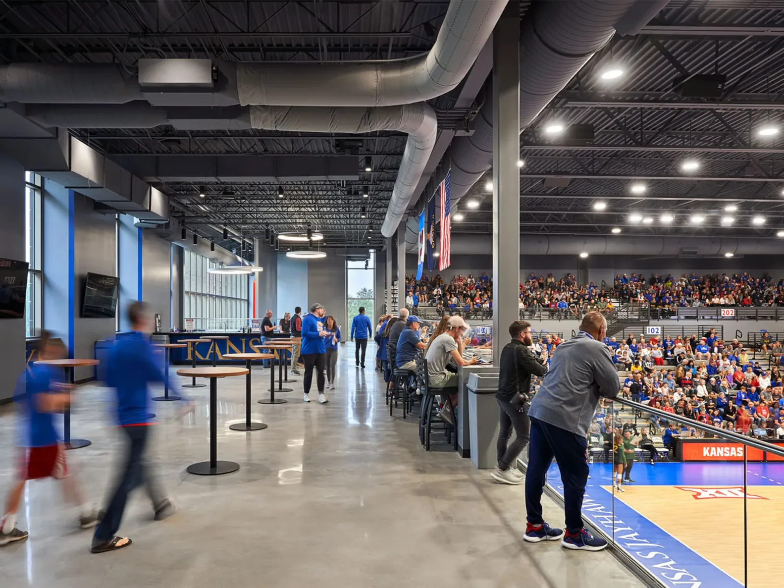 university of kansas Horesji volleyball arena