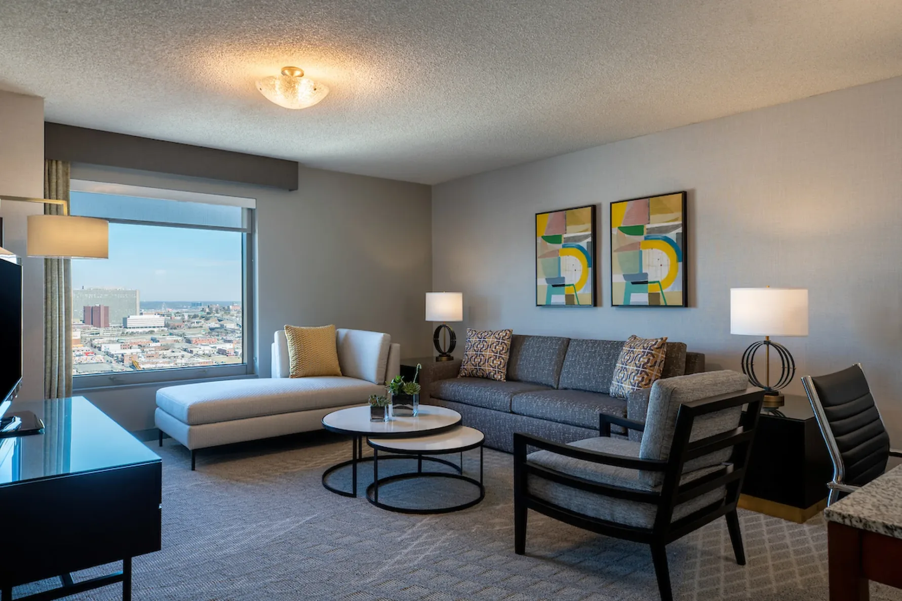 Sheraton Hotel Crown Center Living Suite