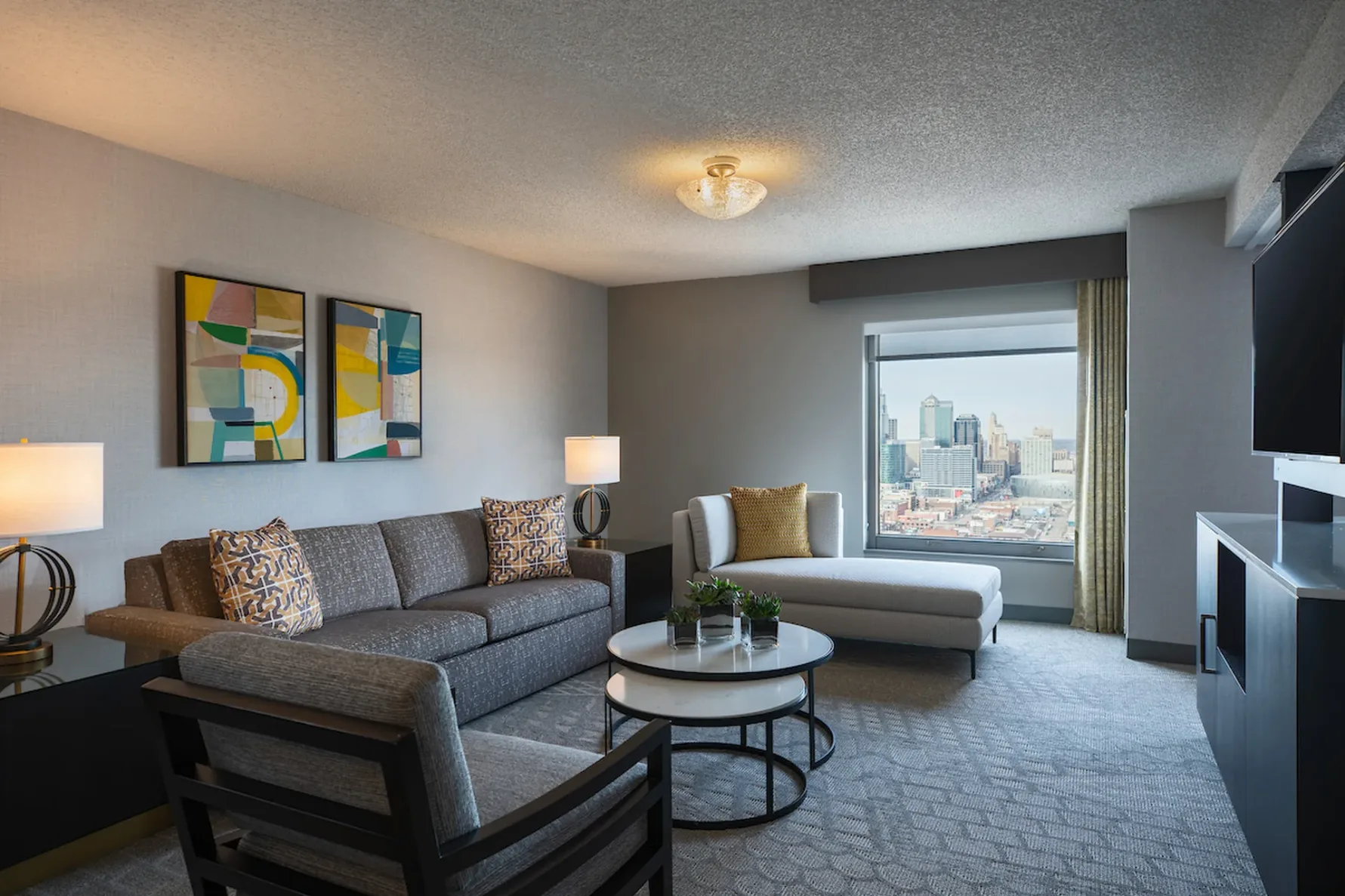 Sheraton Hotel Crown Center Living Suite