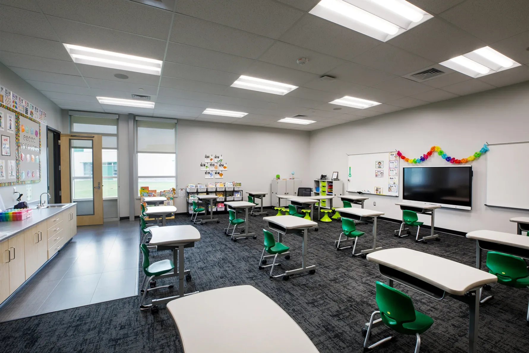 stone creek elementary school classroom in Derby, KS near Wichita