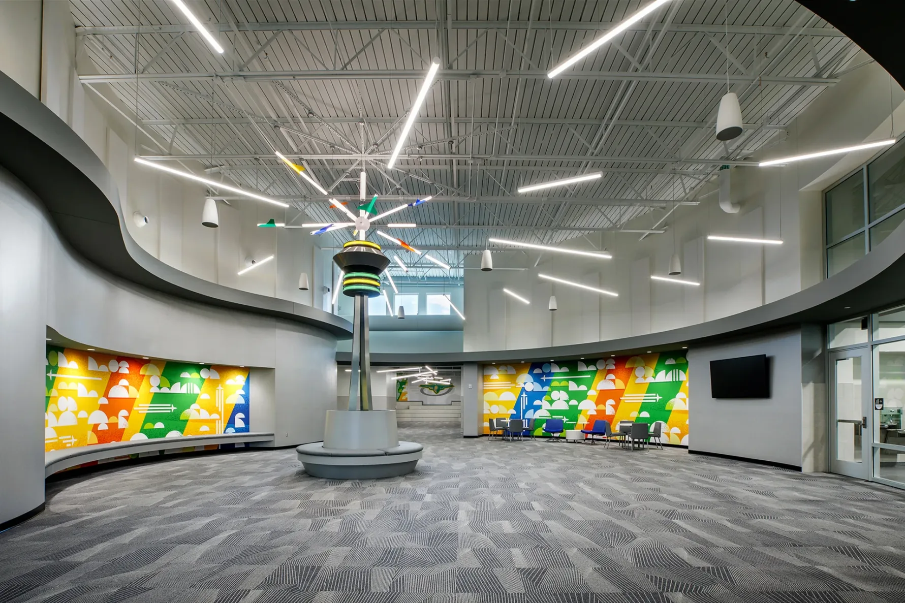 stone creek elementary school common area