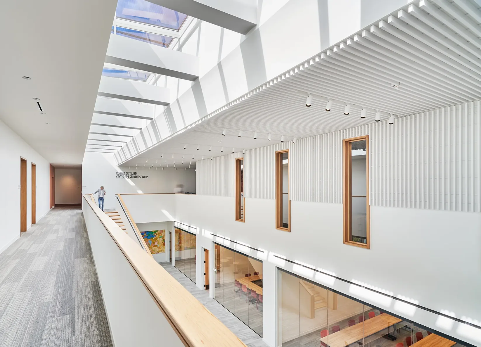 inside linda and debruce hall construction by mccowngordon