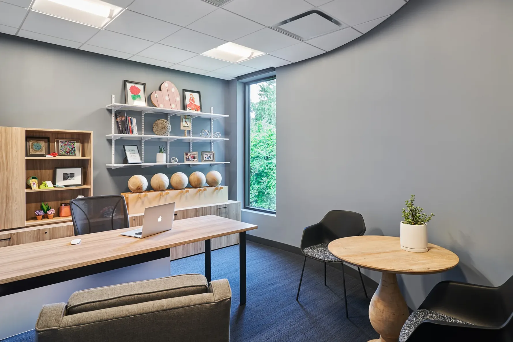 modern office at the kansas city art institute
