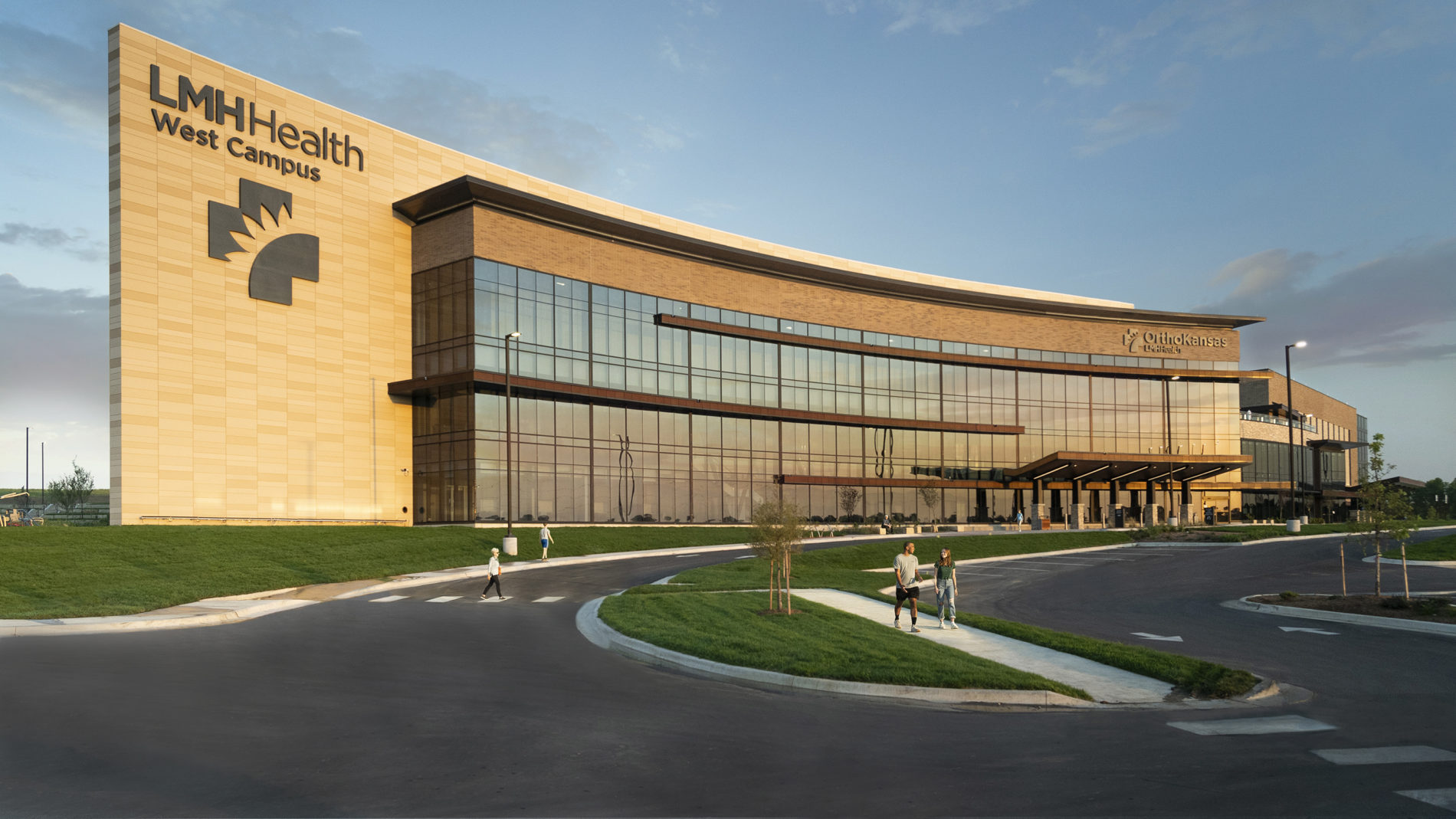 LMH Health west in Lawrence, KS exterior project rendering