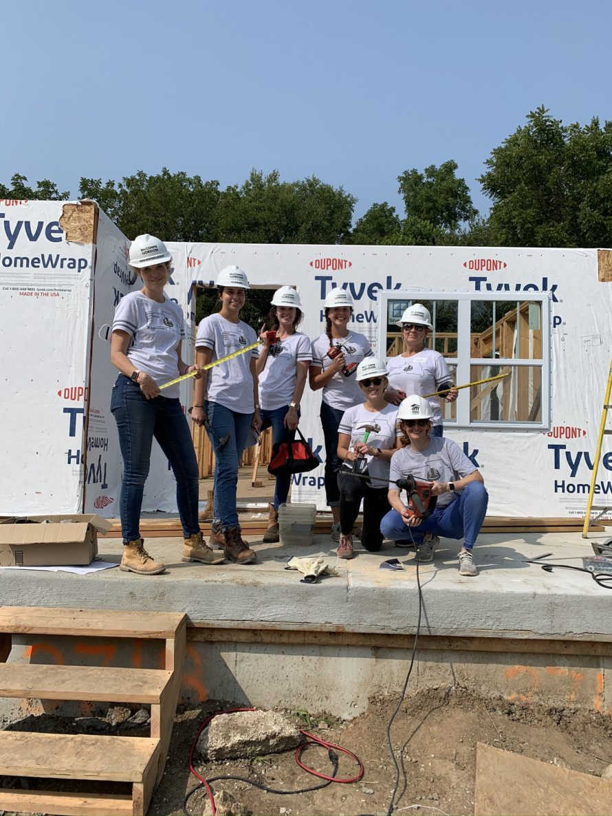 McCownGordon associates helping out at a Habitat for Humanity House