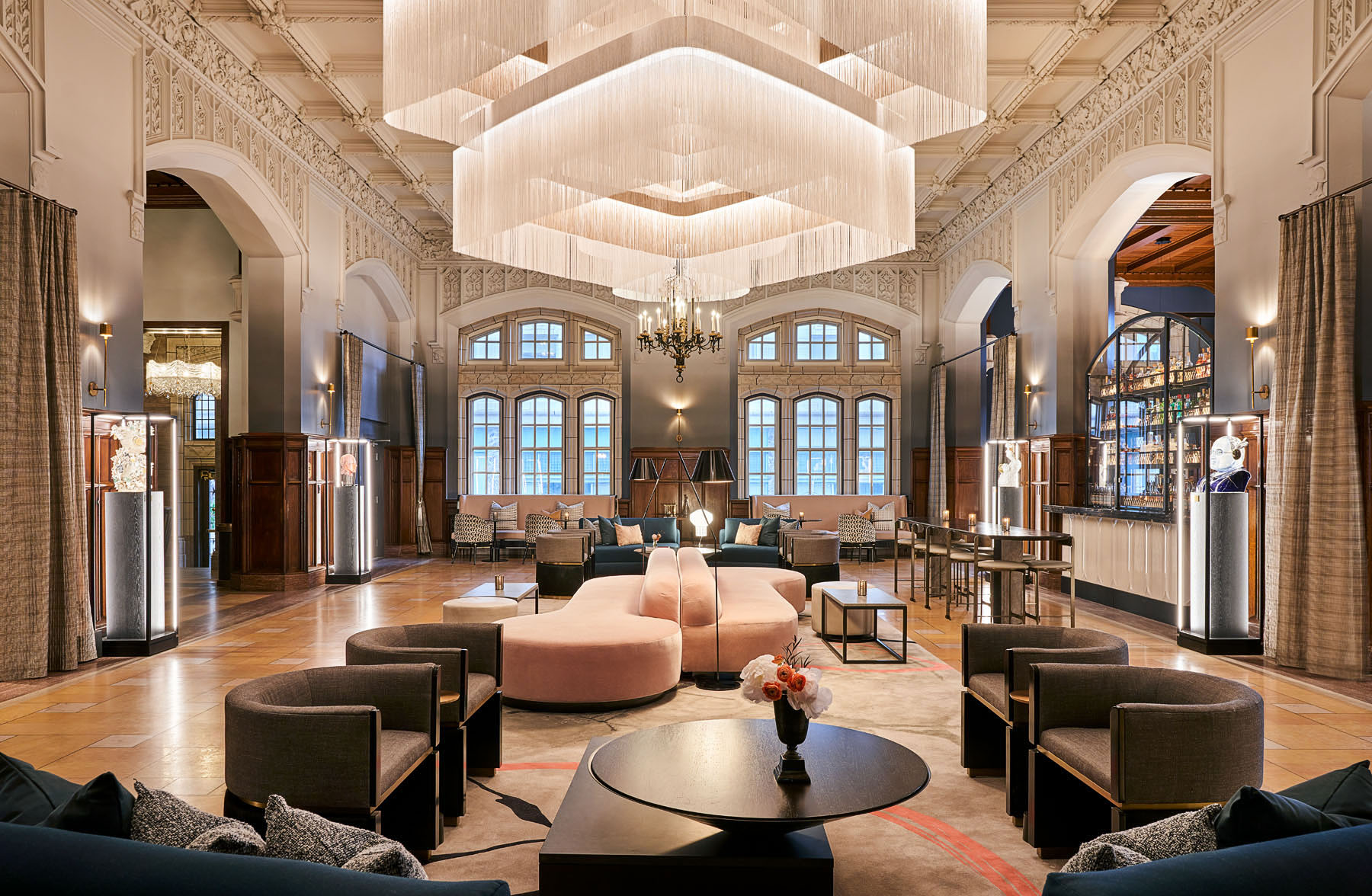 The main lobby of Hotel Kansas City