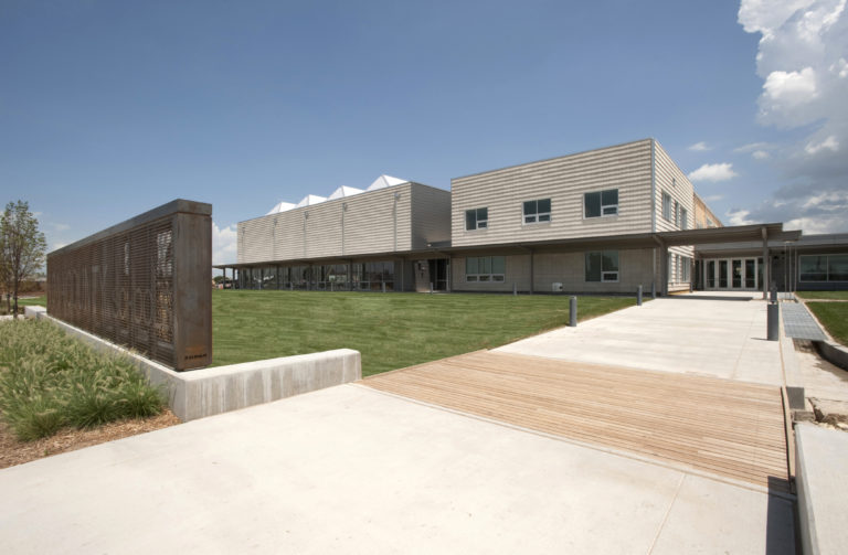 The exterior of Kiowa County K-12 School, built by McCownGordon Construction