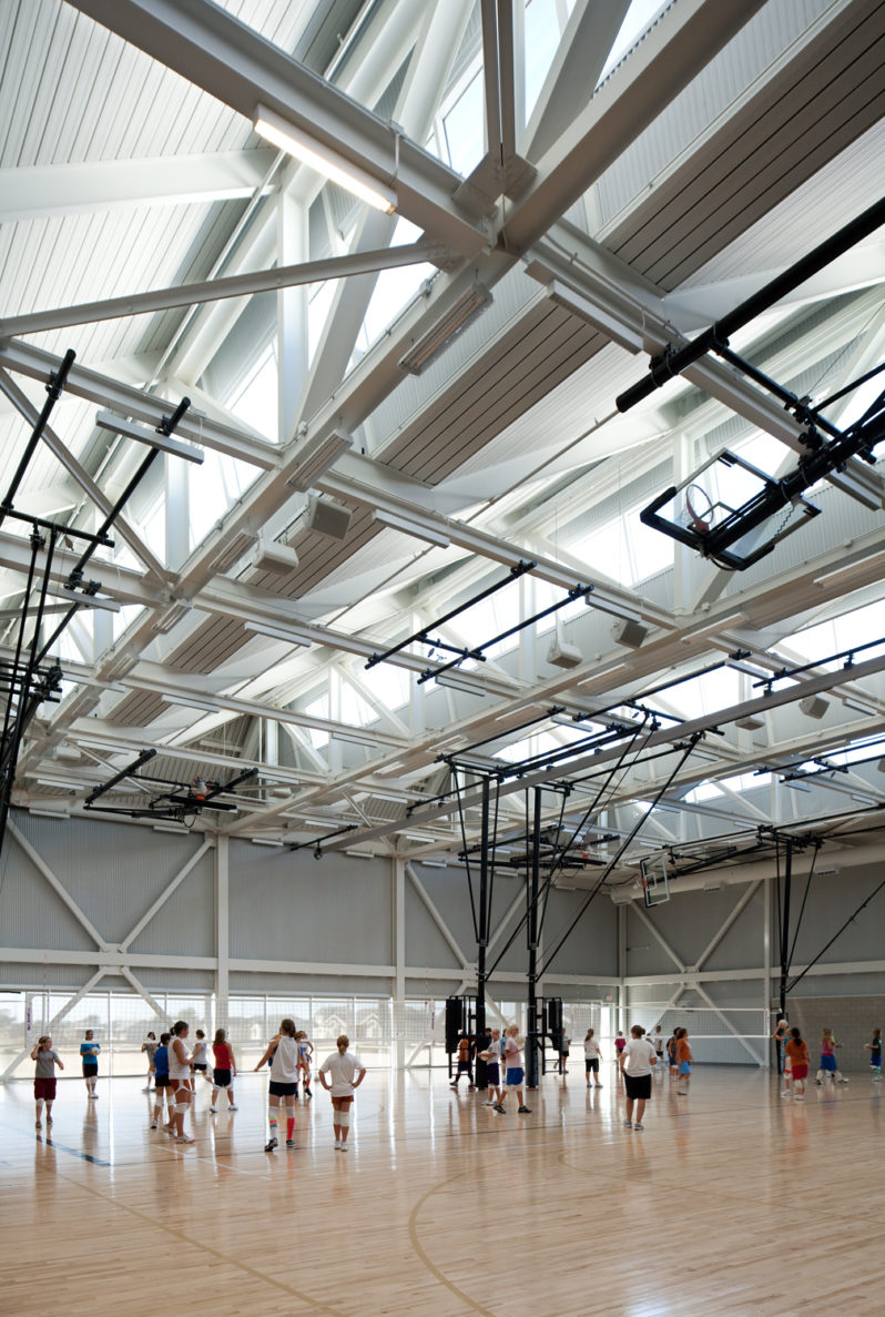 One of the gyms at a Kiowa County K-12 School