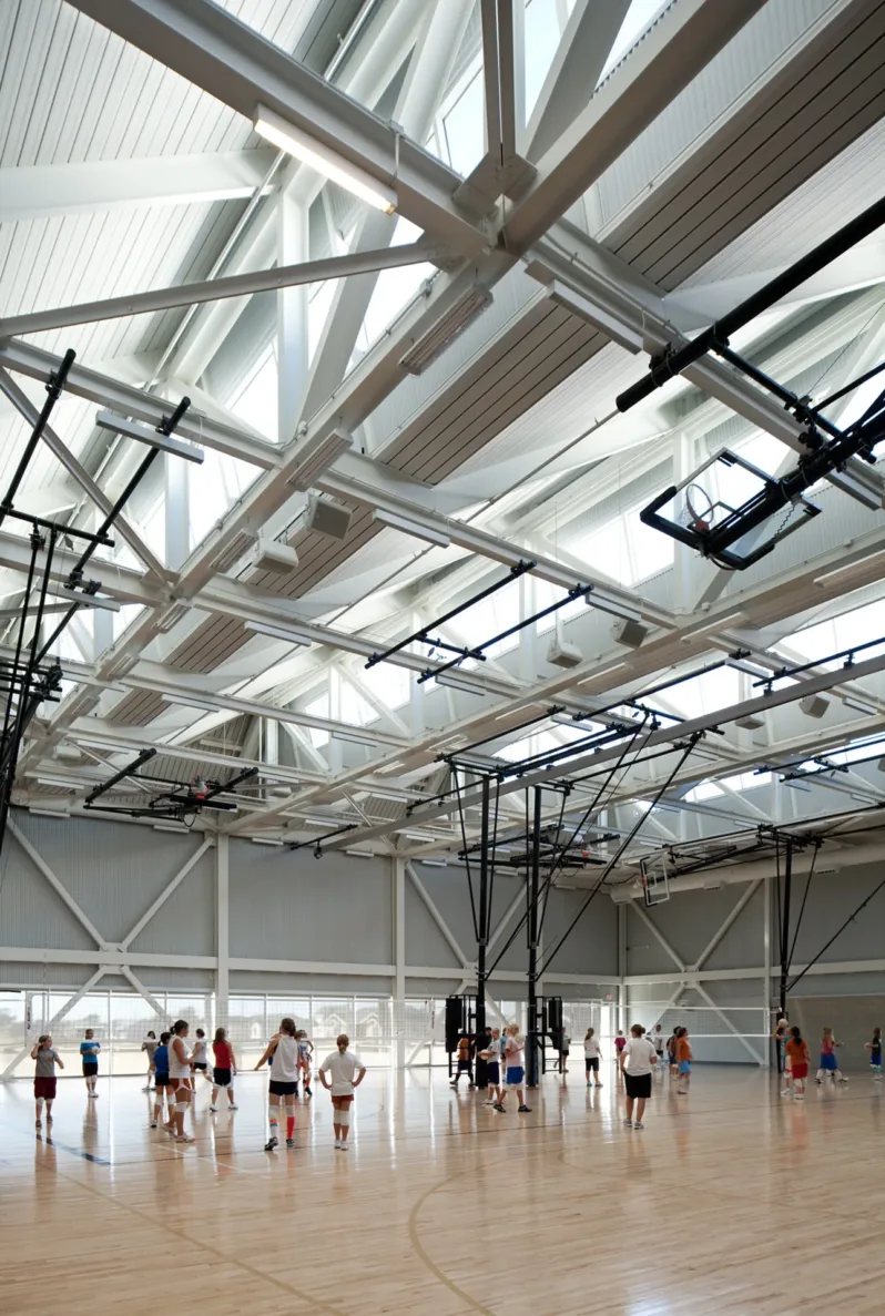 One of the gyms at a Kiowa County K-12 School
