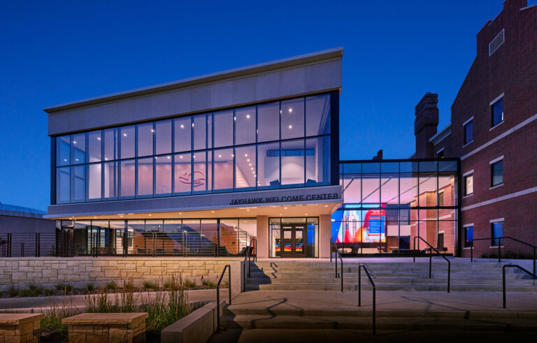 The university of Kansas (KU) Welcome Center