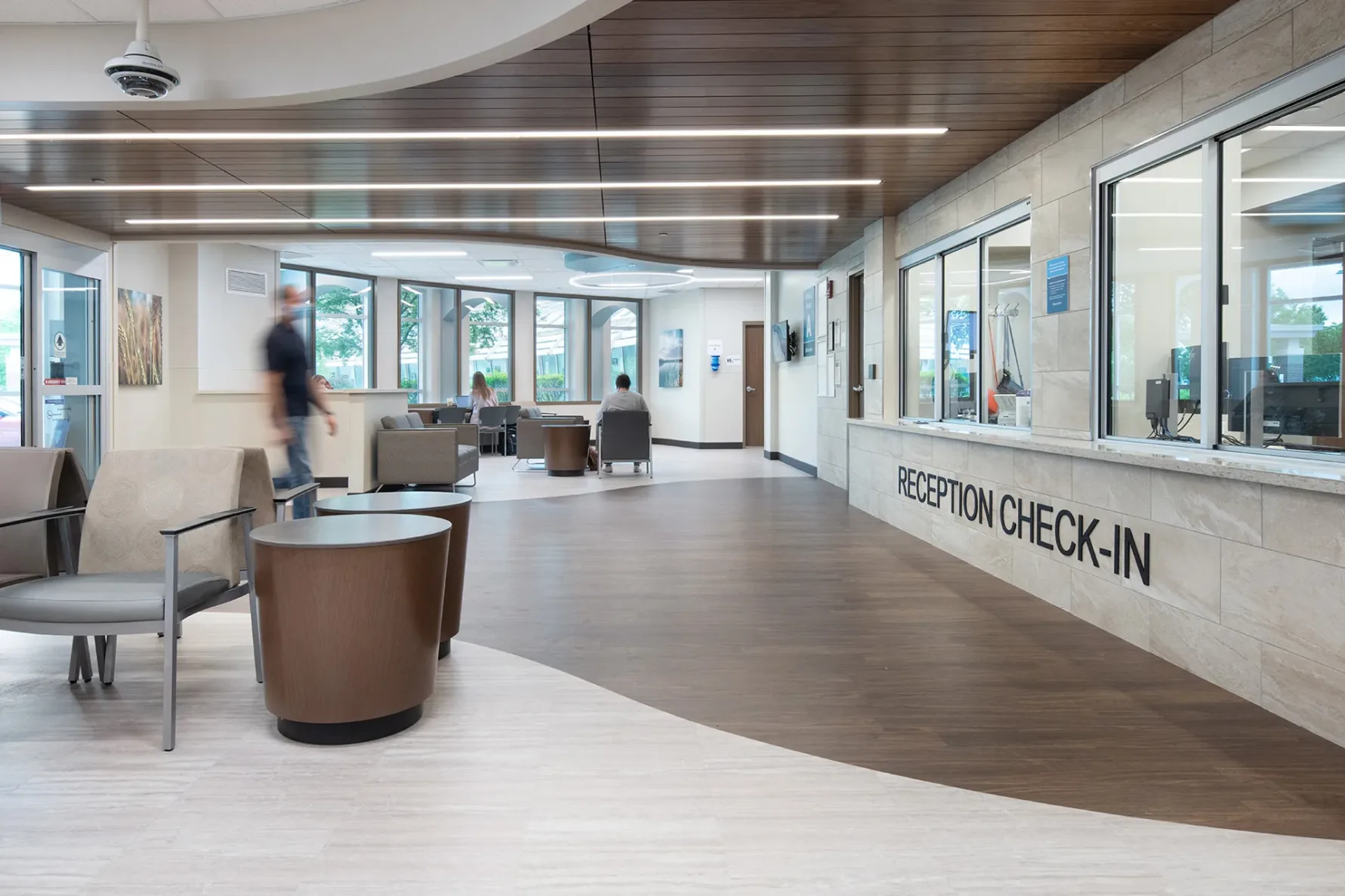 Reception Check in built by McCownGordon at Saint Luke's East