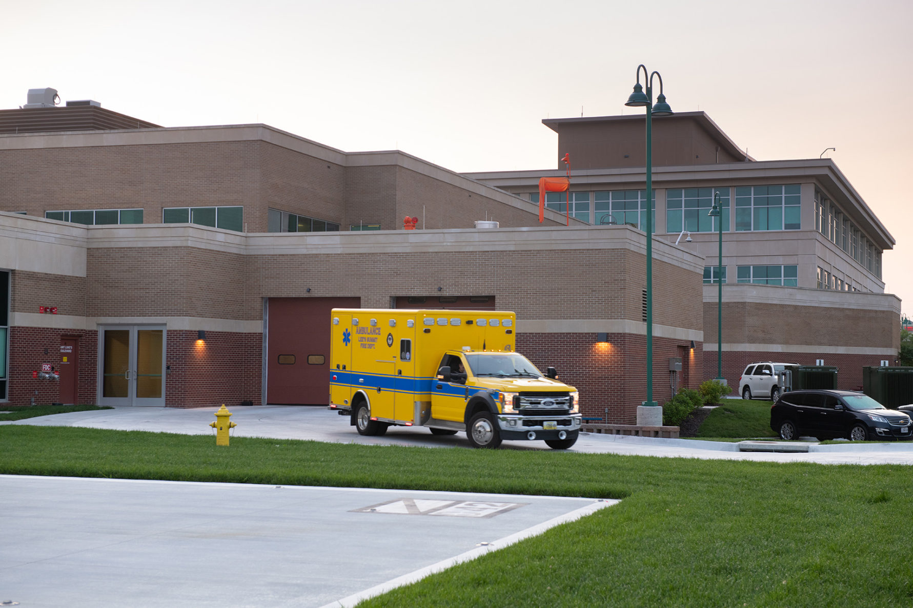 Ambulance at Saint Luke's East Flex Capacity