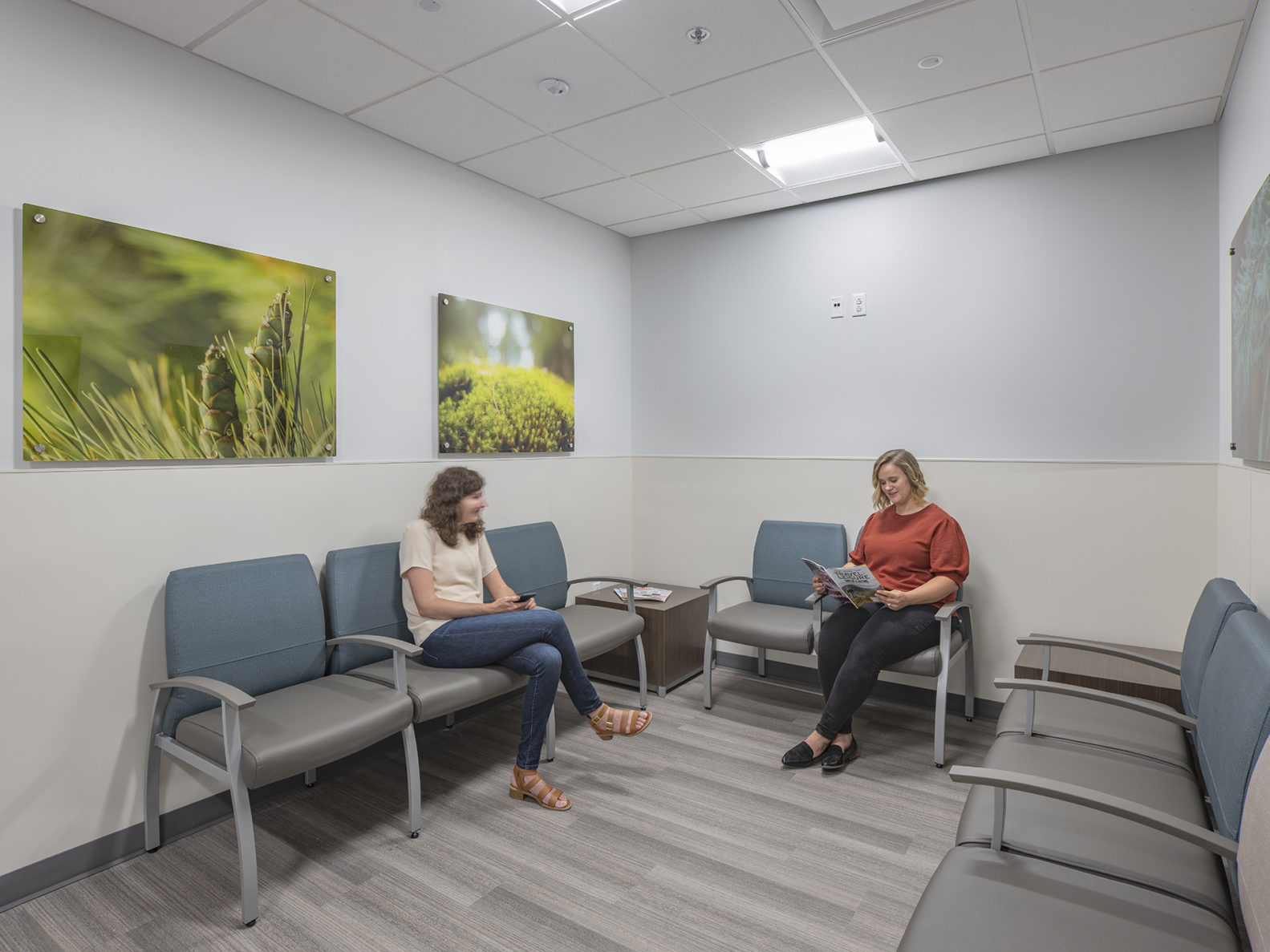 Waiting area at Lenexa VA Clinic