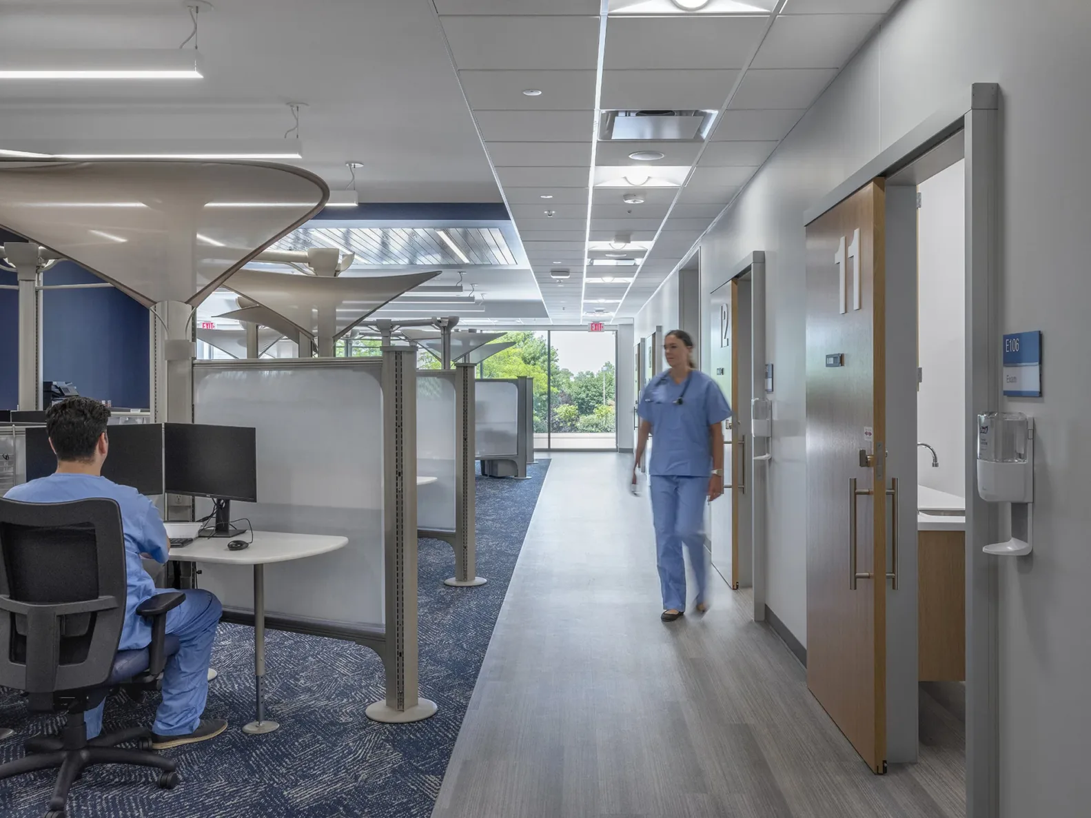 Lenexa VA Clinic nurse stations