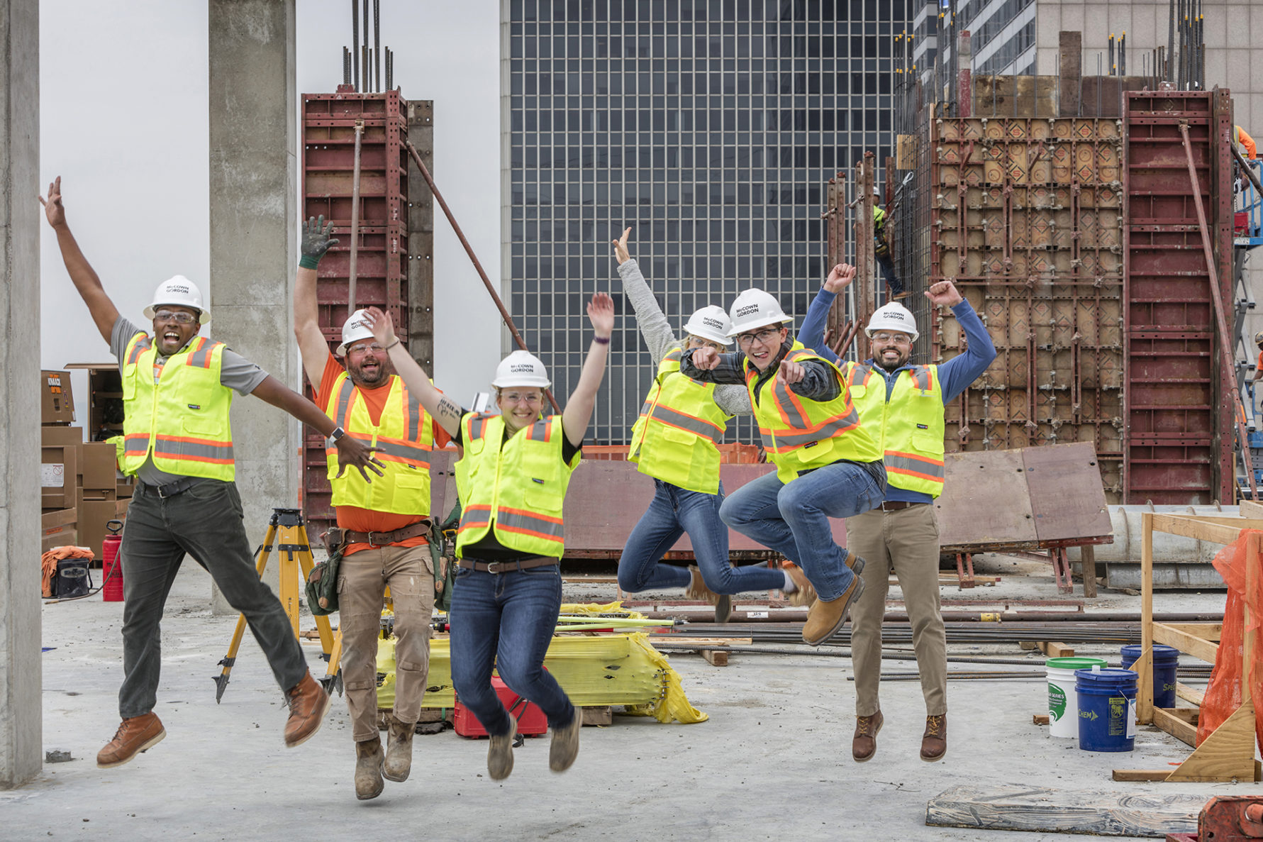 McCownGordon Construction associates out on a jobsite