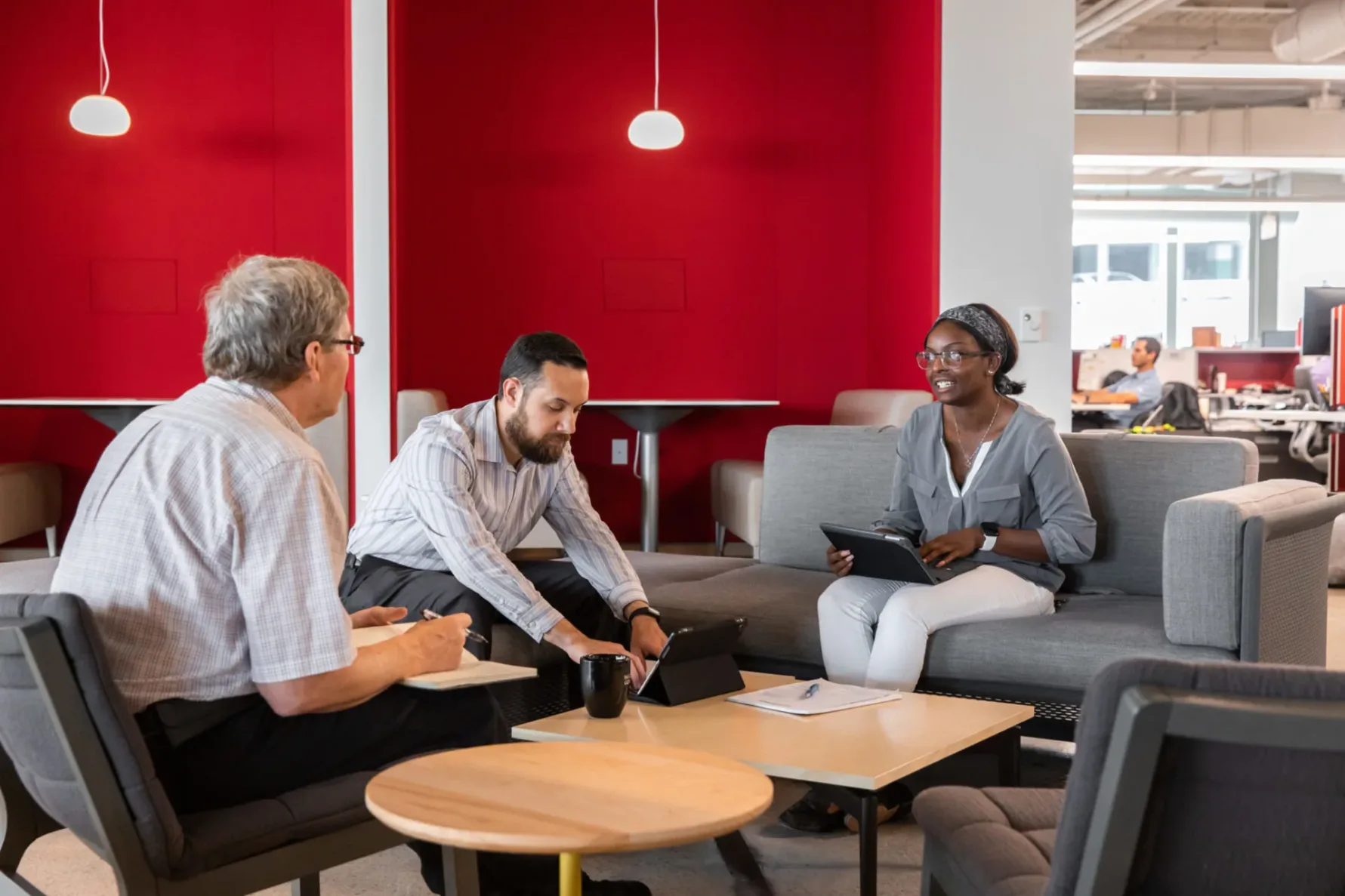 McCownGordon associates collaborating in the office