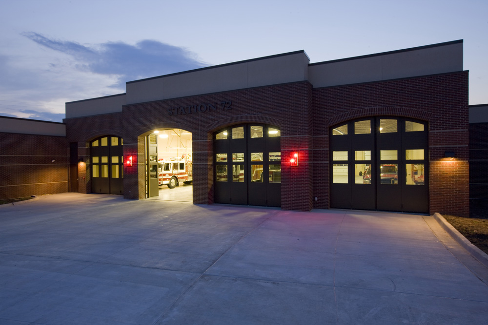 Firestation 72 at the City of Shawnee Justice Center and Fire Station built by McCownGordon Construction