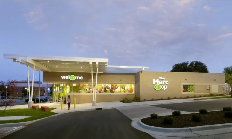 The Merc Co-Op grocery store