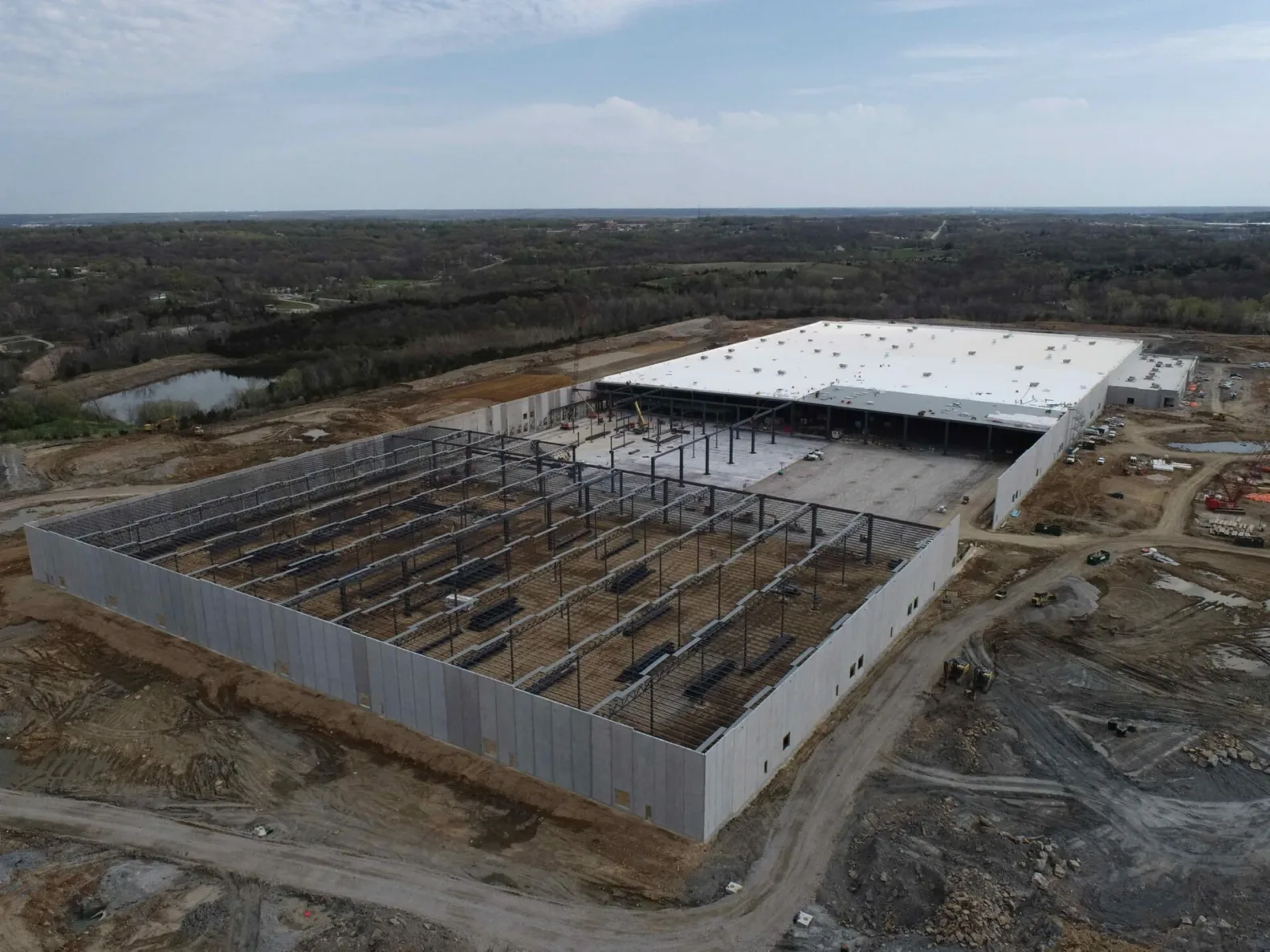A manufacturing distribution facility being built by McCownGordon
