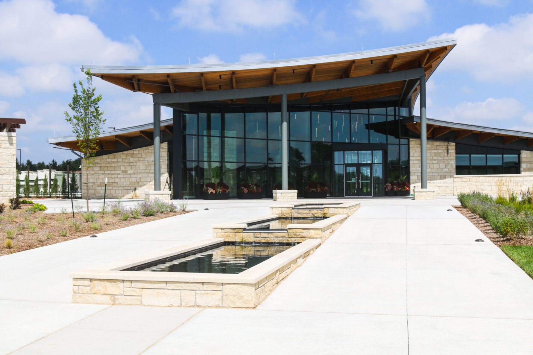 LongHouse Visitor Center at the Overland Park Arboretum