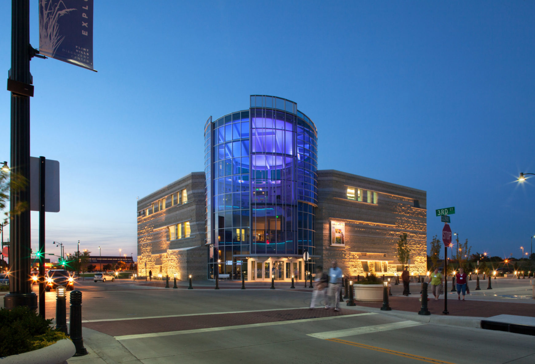 Flint Hills Discovery Center, a project McCownGordon completed in Manhattan, Kansas