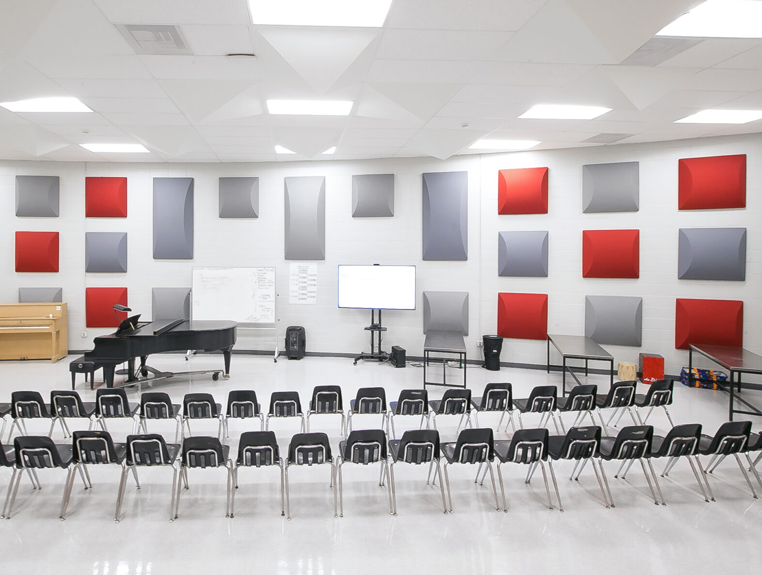 The music room at Emporia High School, a McCownGordon project.