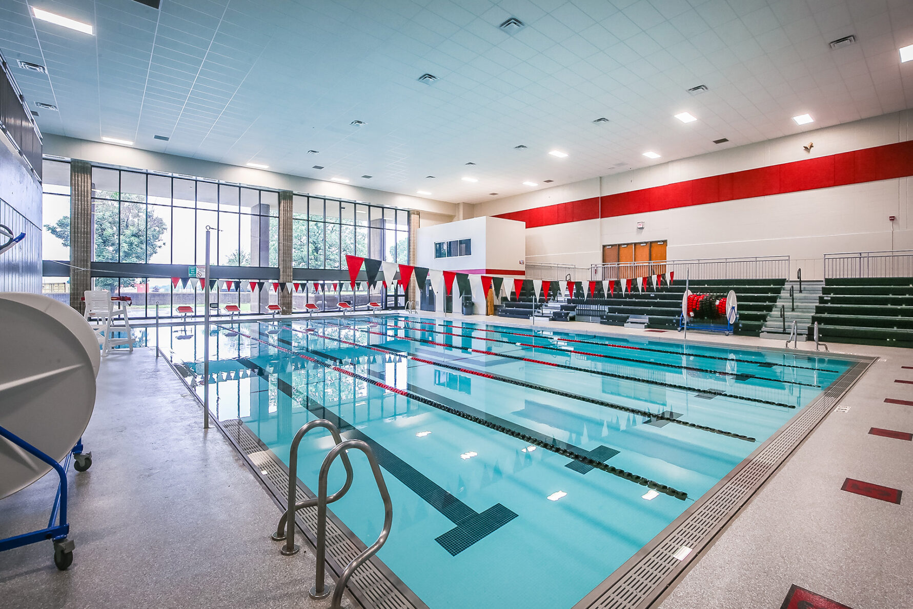 The indoor pool at Emporia High School, a McCownGordon project.