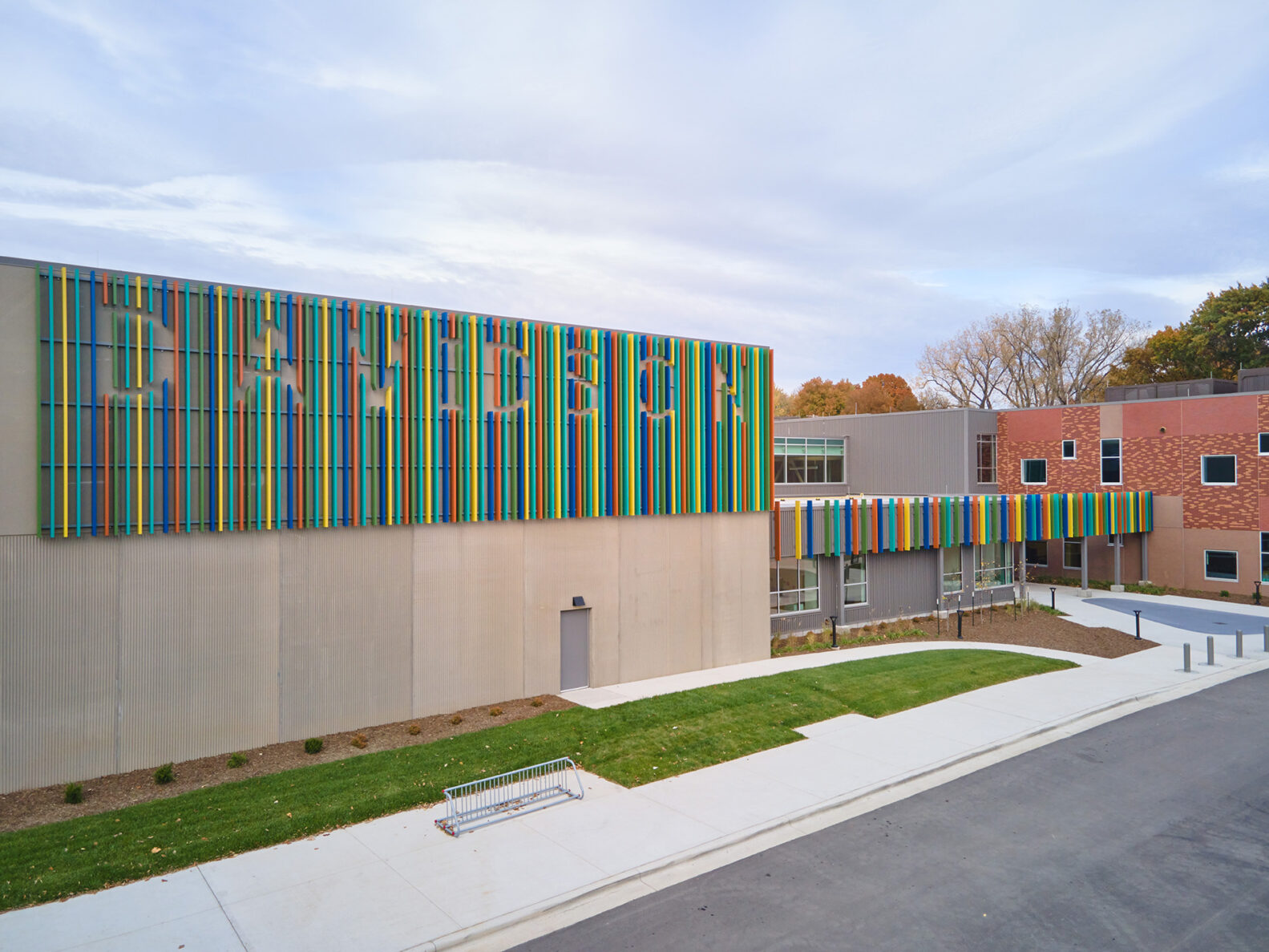 Exterior photo of Davidson Elementary School built by McCownGordon in Kansas City
