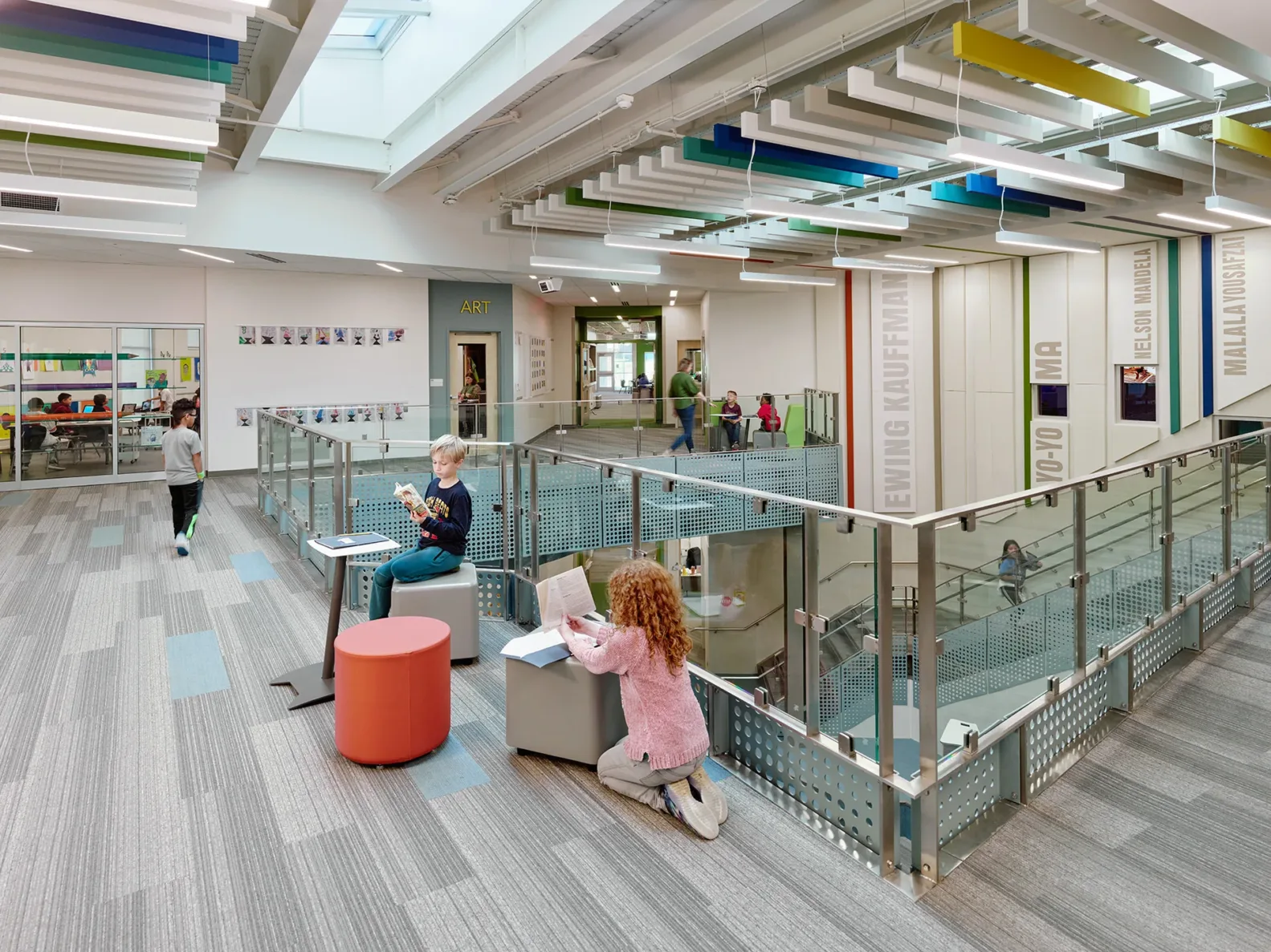 Interior of Davidson Elementary School, built by McCownGordon