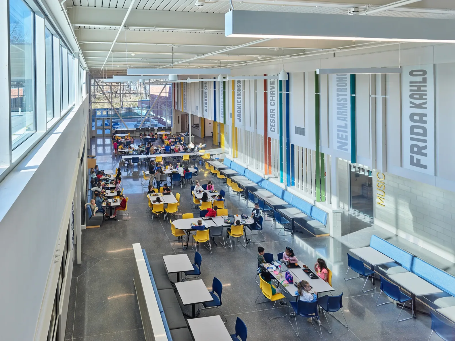 Interior of Davidson Elementary School, built by McCownGordon