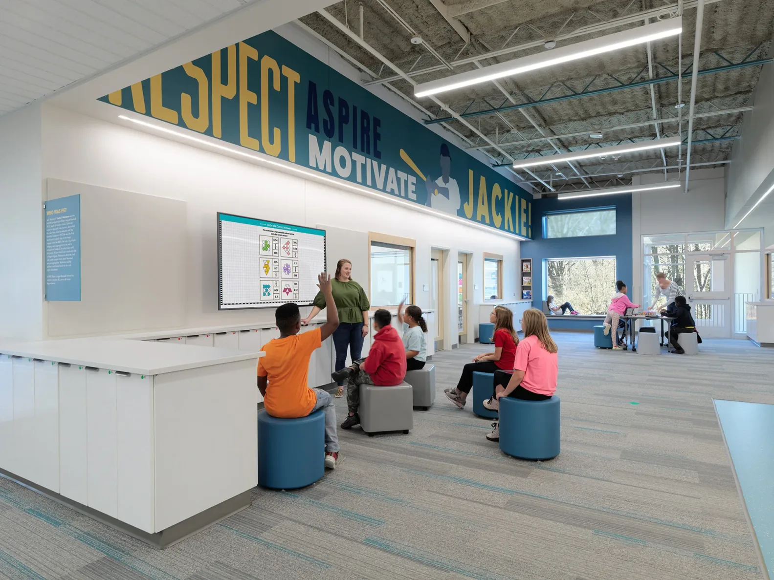 Interior of Davidson Elementary School, built by McCownGordon