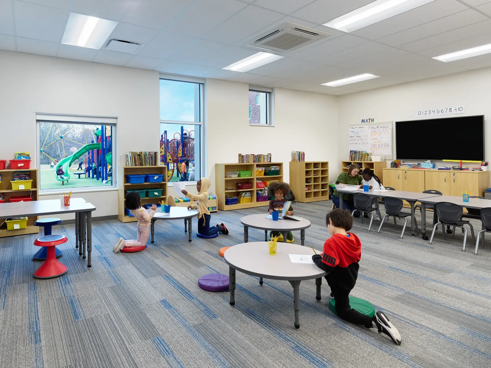 Interior of Davidson Elementary School, built by McCownGordon