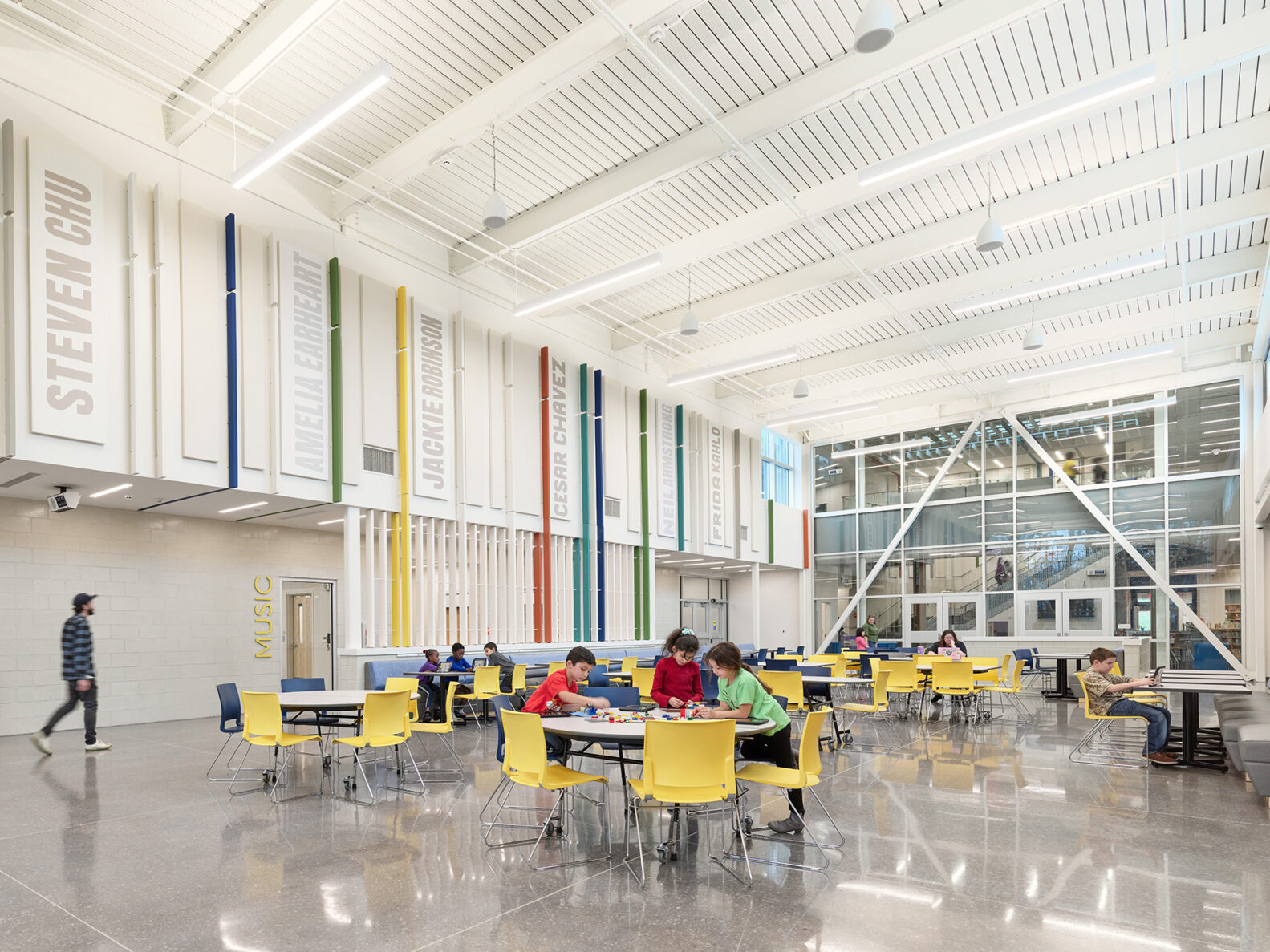 Interior of Davidson Elementary School, built by McCownGordon