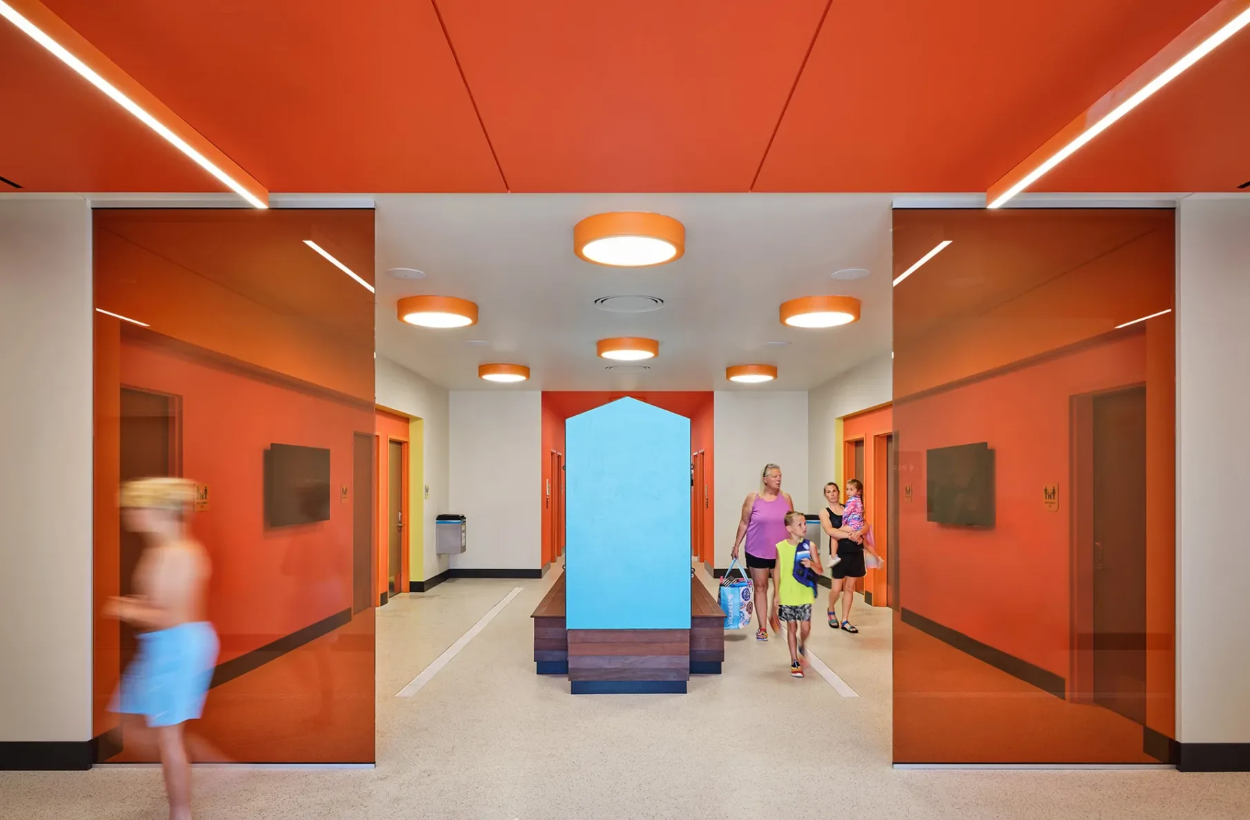 Locker rooms and changing rooms at City of Blue Springs Blue Surf Bay Waterpark