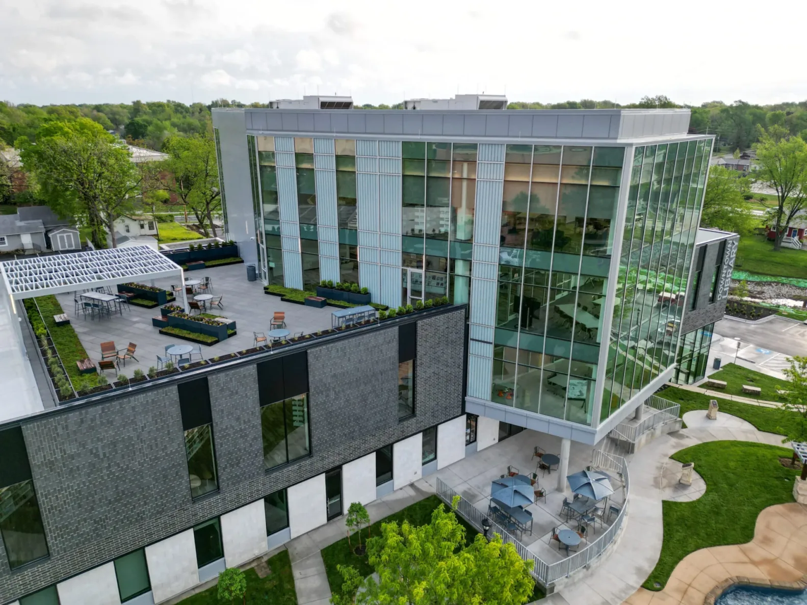Olathe downtown library, built by McCownGordon Construction
