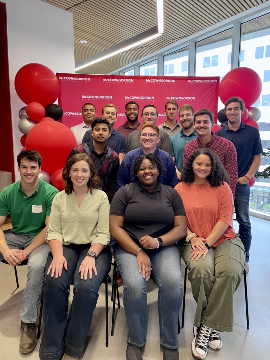 McCownGordon Construction interns at orientation