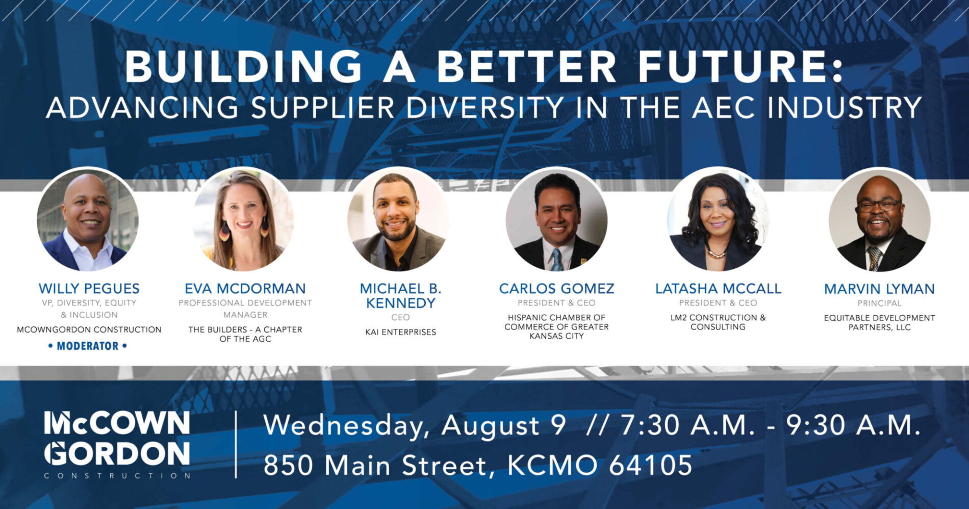 McCownGordon recently hosted a panel about advancing supplier diversity in the AEC industry